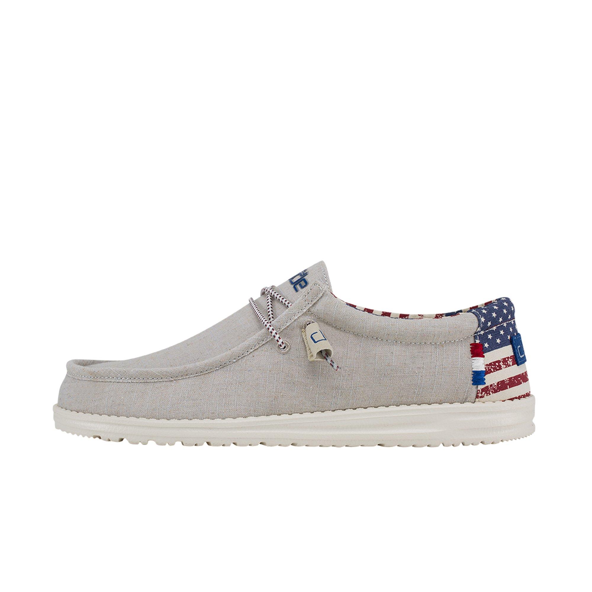 Hey Dude Wally Sox Classic "Patriotic" Men's Shoe - Hibbett | City Gear