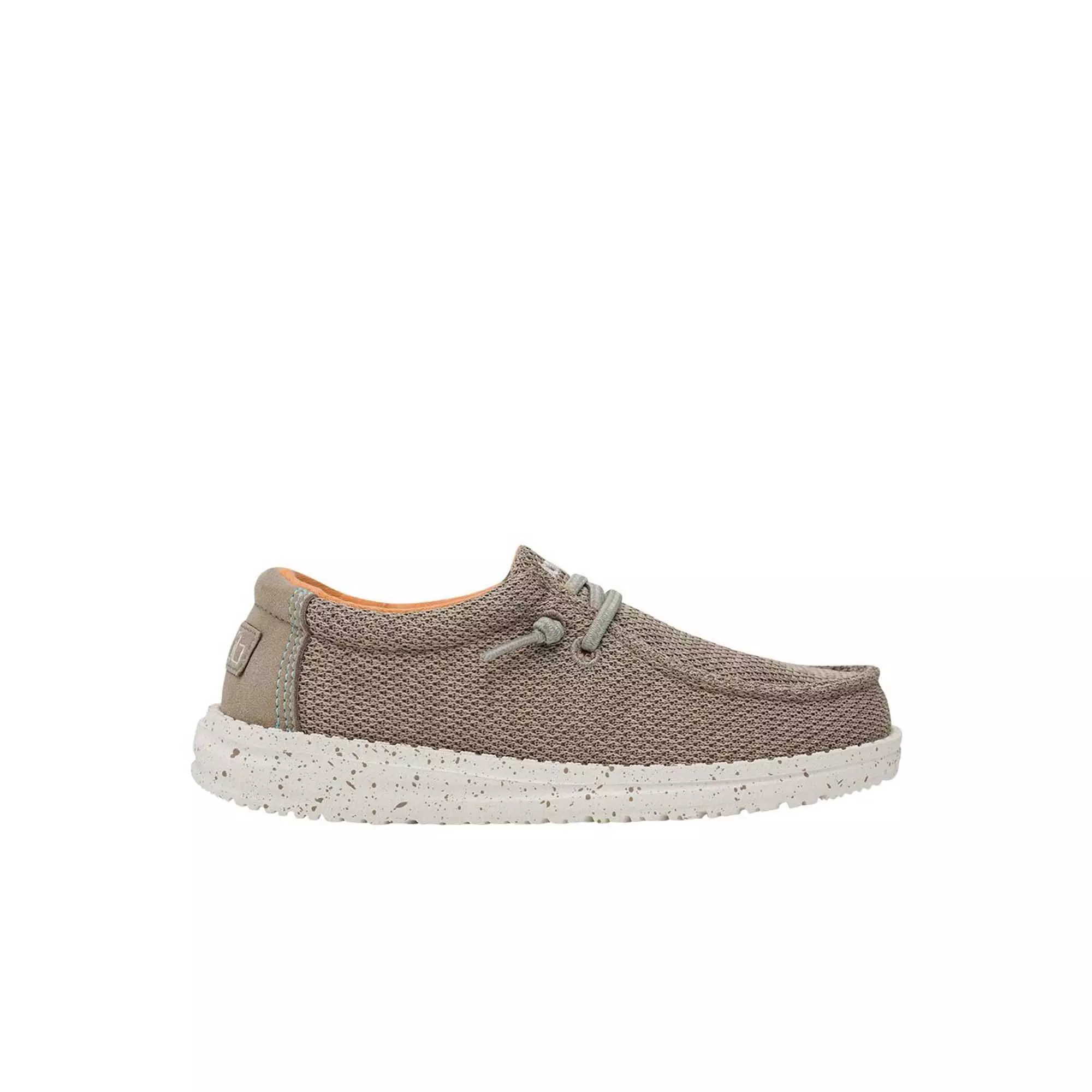 Hey Dude Wally Sox "Sahara" Preschool Kids' Shoe - BROWN/ORANGE