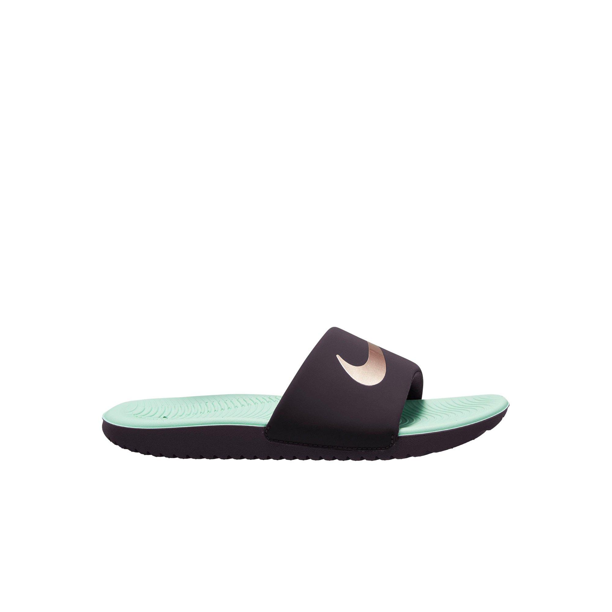 Nike slides hibbett store sports