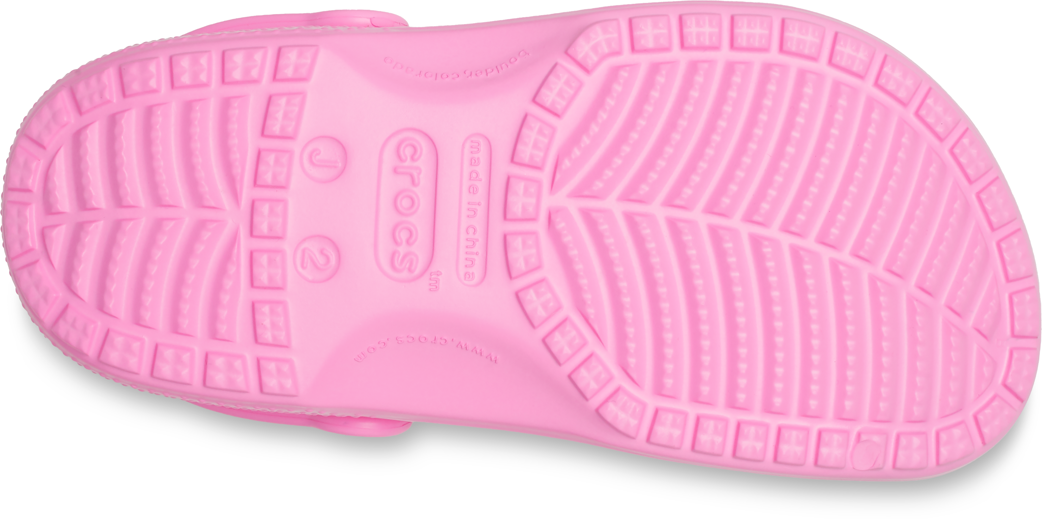 Crocs Classic "Taffy Pink" Grade School Girls' Clog - PINK Thumbnail View 6
