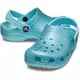 Crocs Classic Glitter "Ice Blue" Toddler Girls' Clog - LT BLUE Thumbnail View 5