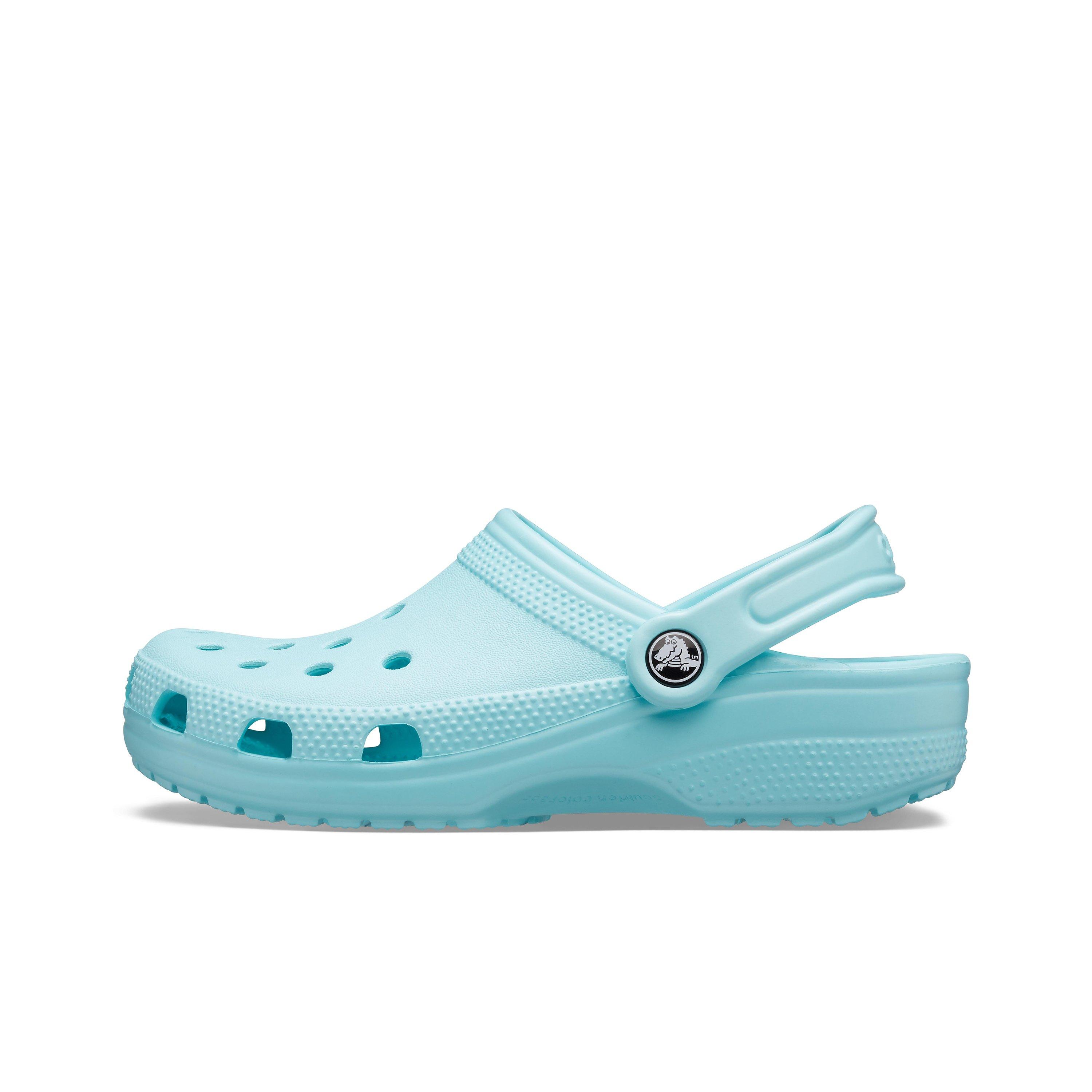 Ice blue crocs size 8 hot sale