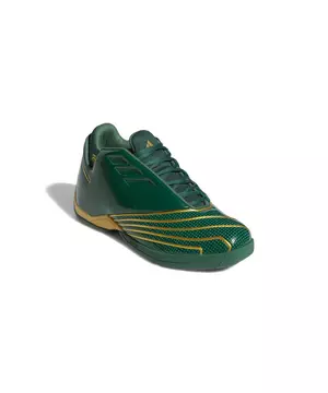  adidas T-Mac 2.0 Restomod Green/Gold/Metallic/White Men's  Basketball Shoe USMEN 9 US WMN 10