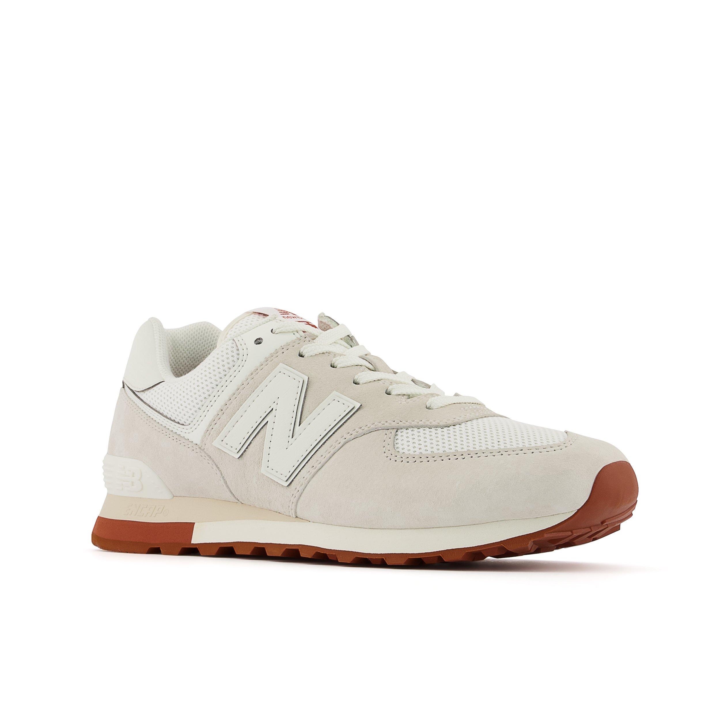 New Balance 574 Sea Salt/Rust Men's Shoe - Hibbett | City Gear