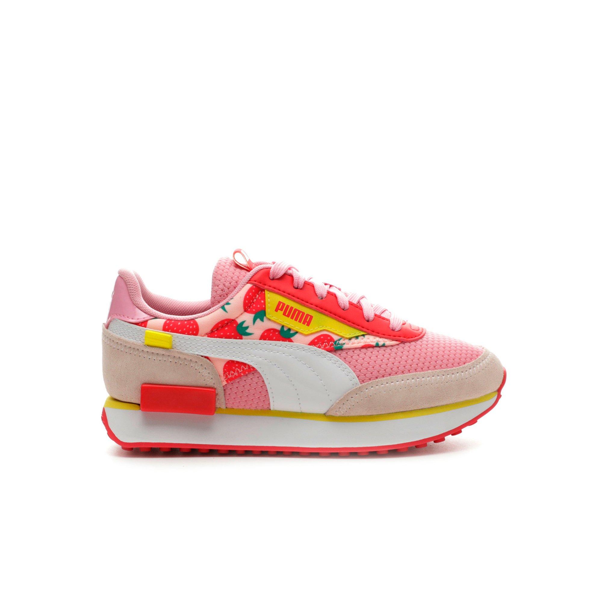 Puma Future Rider Summer Treats Pink White Grade School Girls Shoe Hibbett City Gear