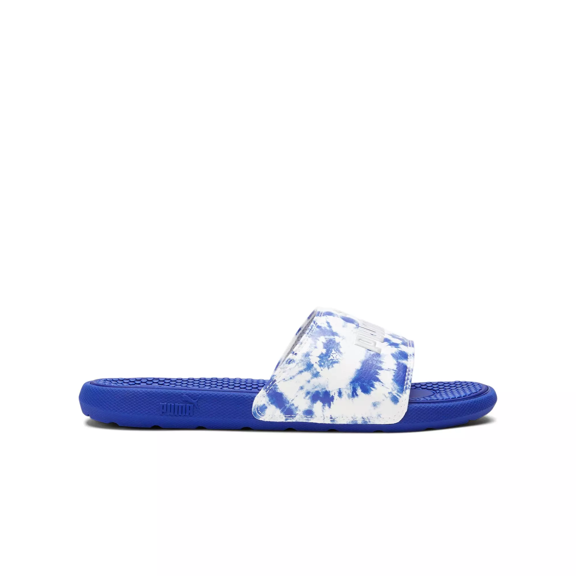 PUMA Cool Cat "Shibori Blue" Grade School Girls' Slide - BLUE
