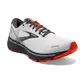 Brooks Ghost 14 "Grey/Navy/Red" Men's Running Shoe - GREY/NAVY/RED Thumbnail View 3