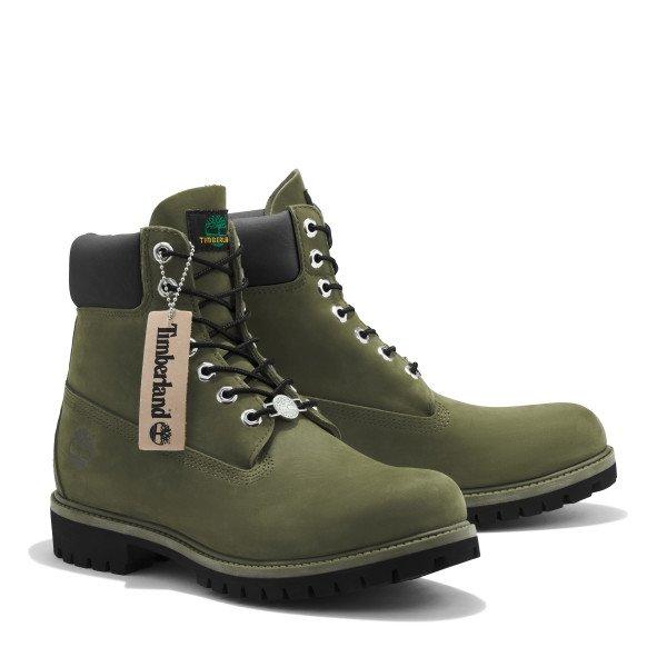 Army green hot sale timberlands