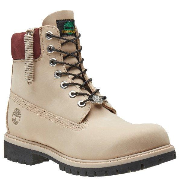 Beige timbs outlet