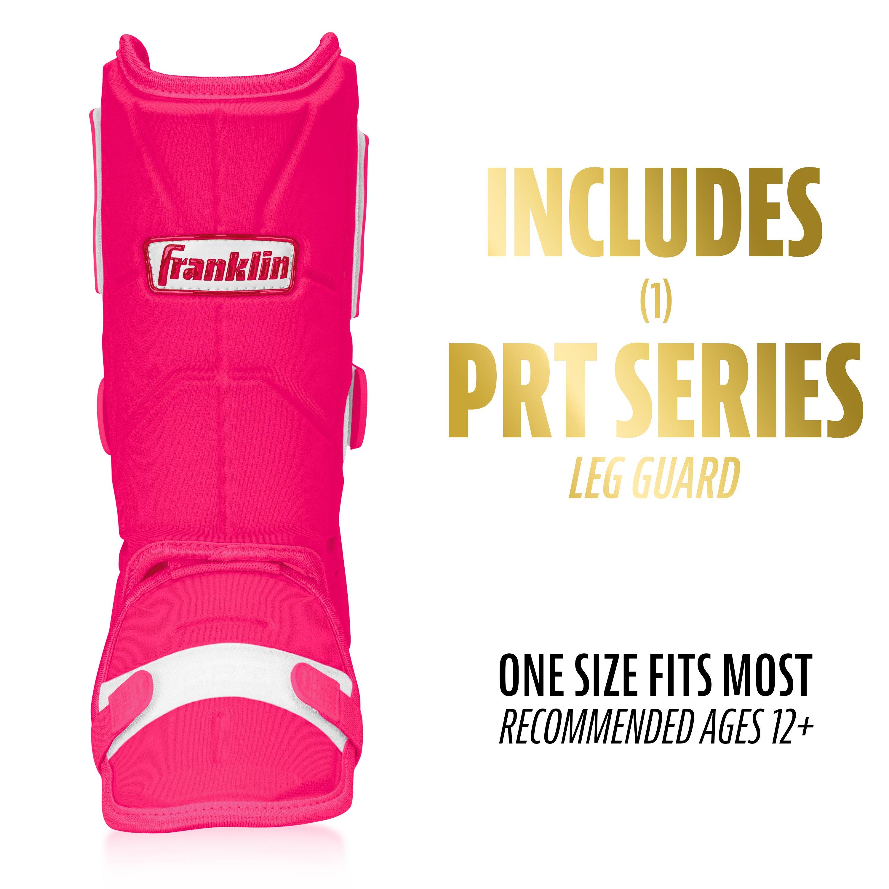 Franklin PTTシリーズ フットガード ピンク Franklin Sports Adult PRT Protective Leg Guard - Pink