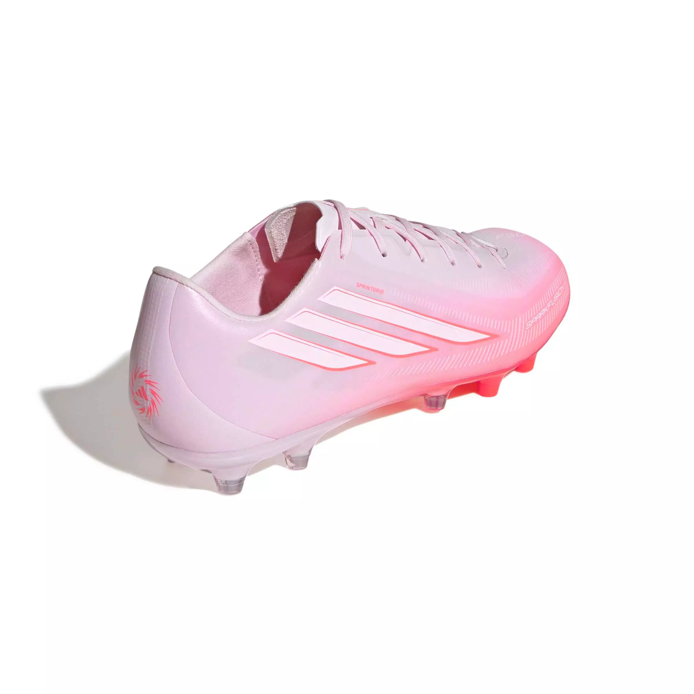 adidas F50 Sparkfusion League MG "Solar Turbo/Ftwr White/Distilled Pink" Women's Soccer Cleat - SOLAR/WHITE/PINK