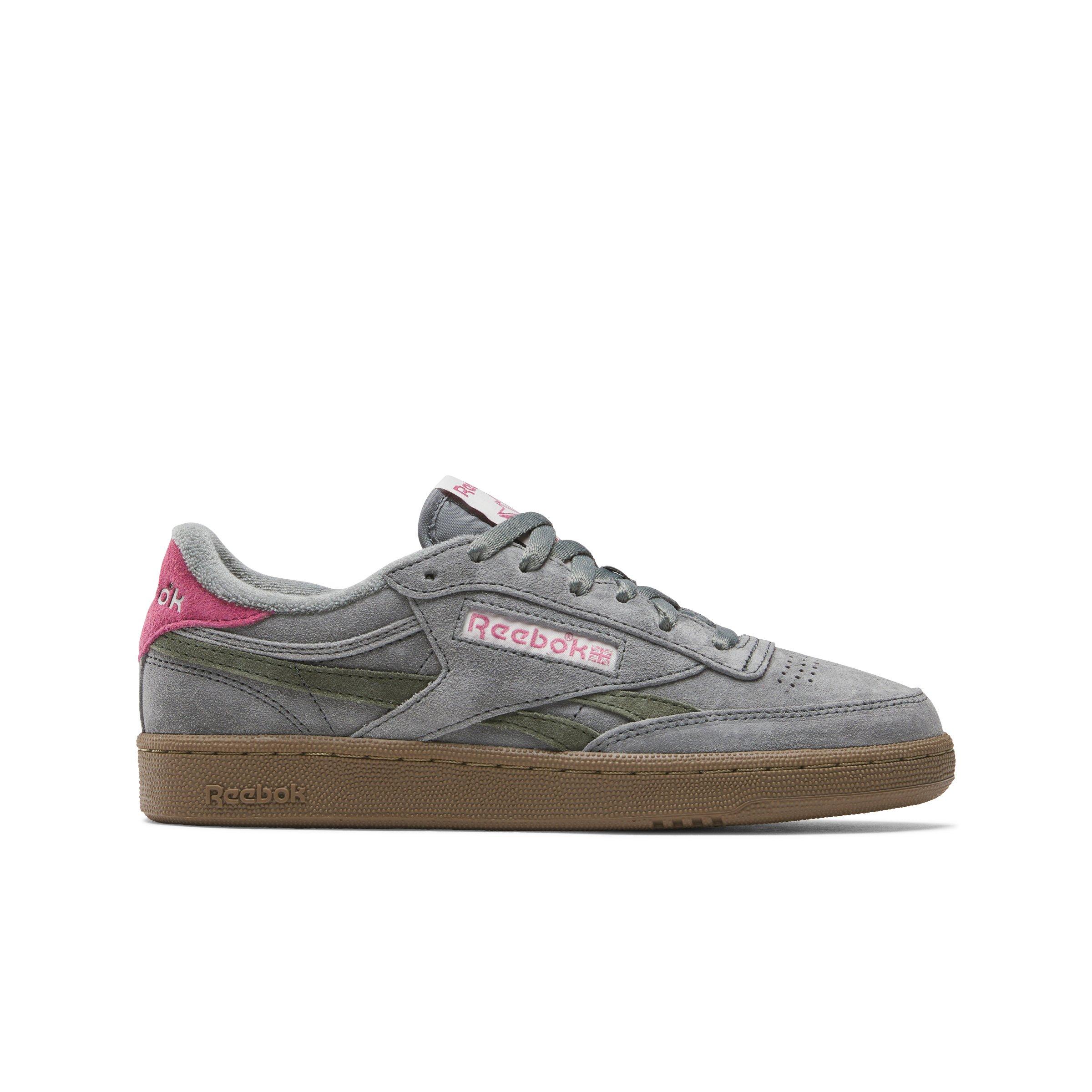 Reebok Club C Revenge "Grey/Pink/Dark Gum" Women's Shoe - GREY/PINK/DK GUM Thumbnail View 1