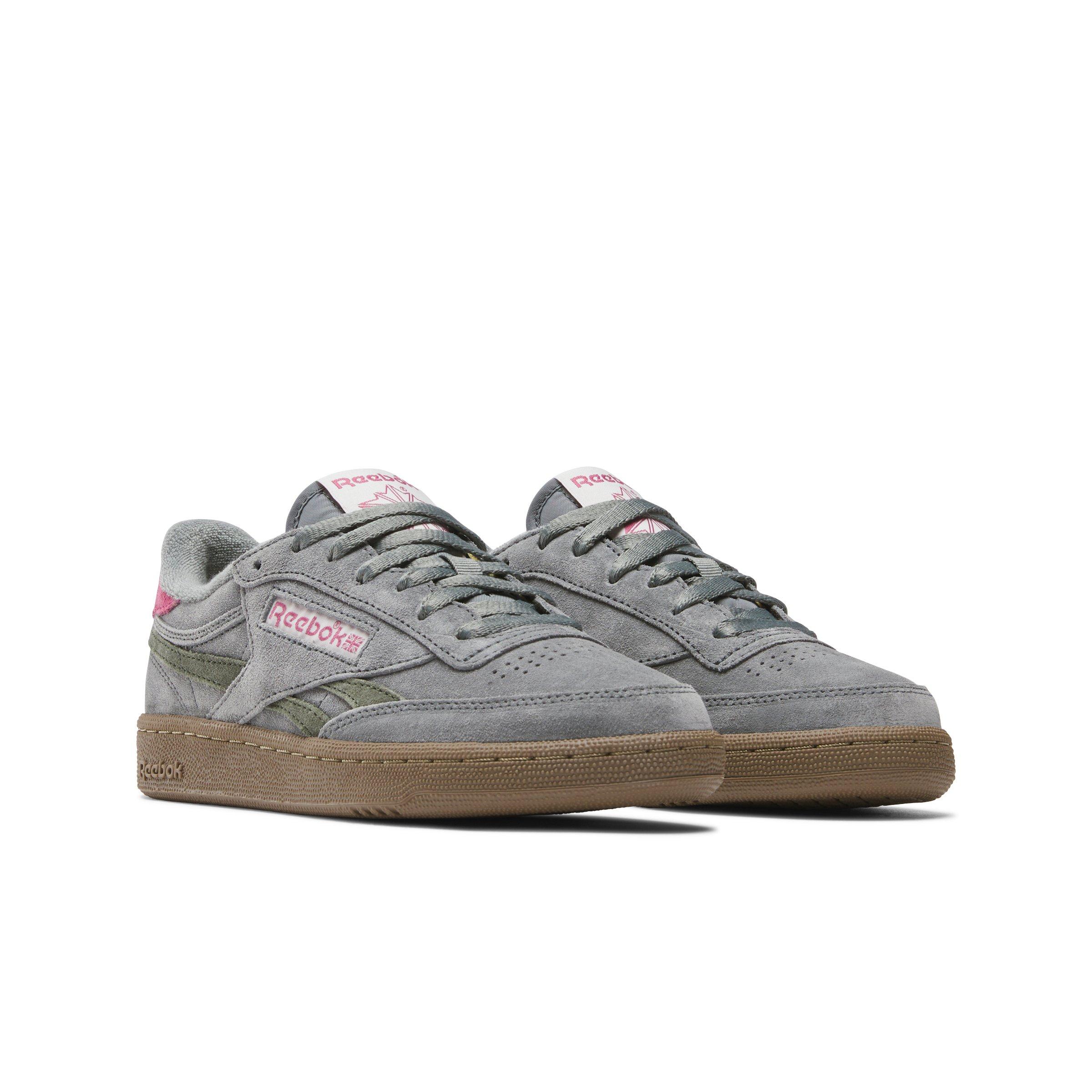 Reebok Club C Revenge "Grey/Pink/Dark Gum" Women's Shoe - GREY/PINK/DK GUM Thumbnail View 2