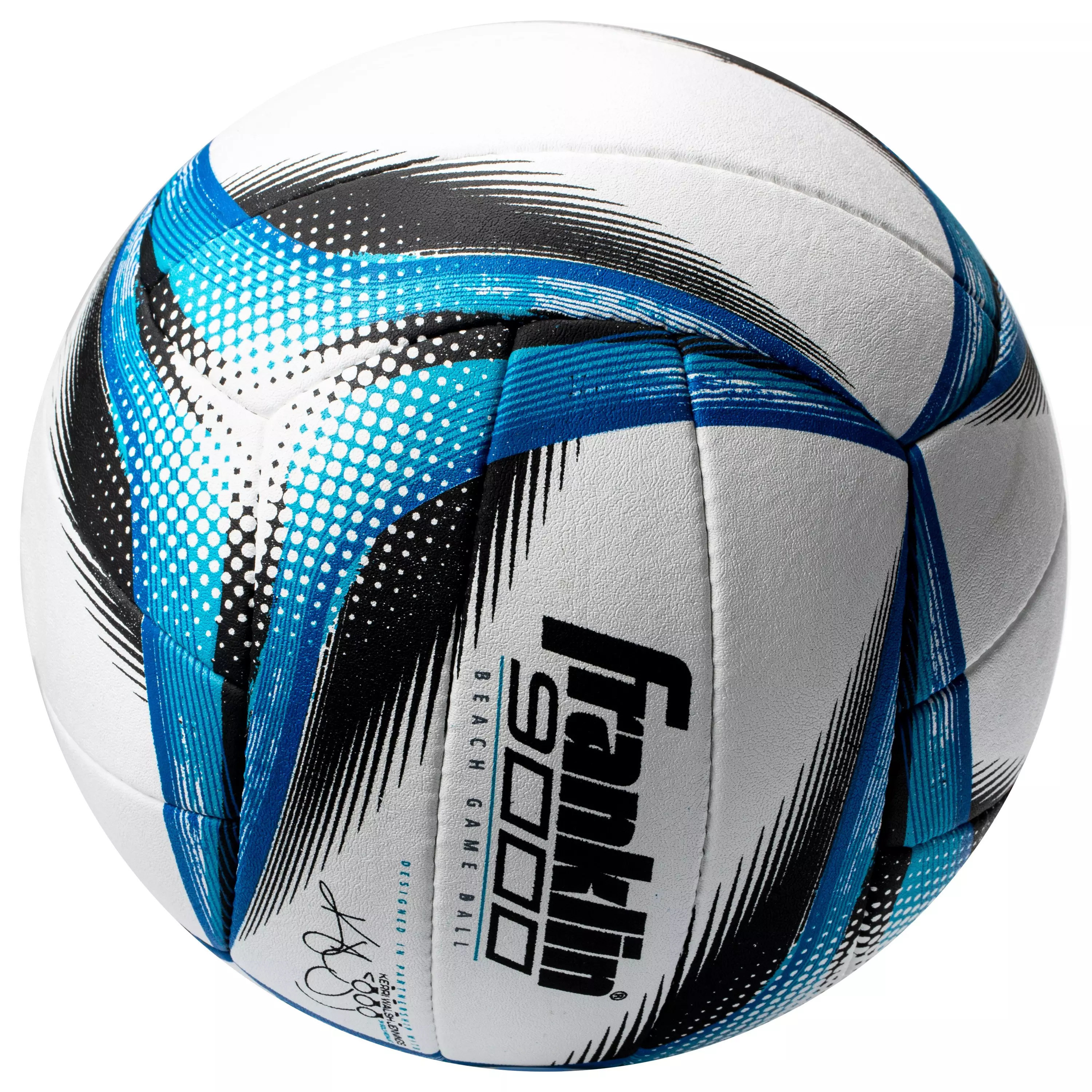 Franklin Sports Franklin 9000 Beach Game Volleyball - White/Blue - WHITE/BLUE