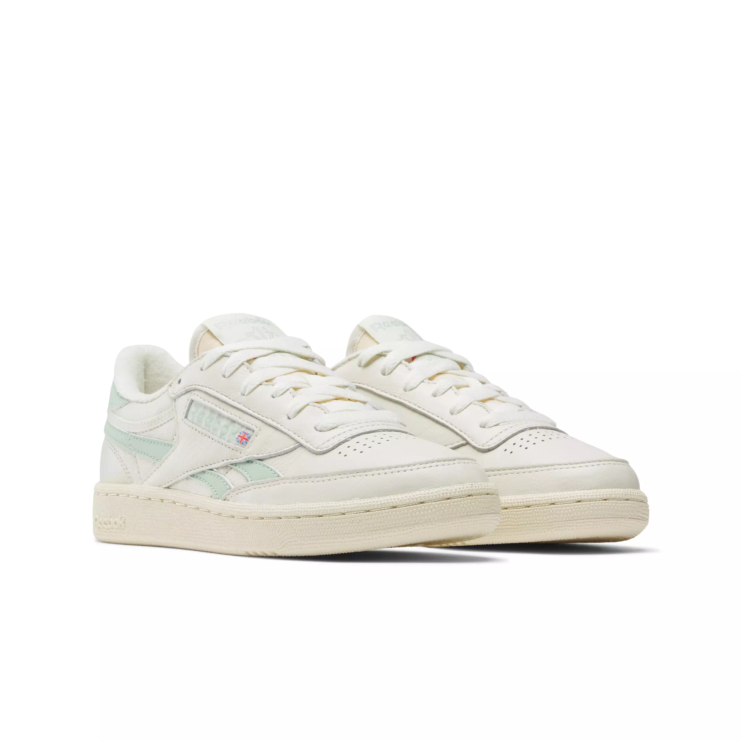 Reebok Club C Revenge Vintage "Vintage Chalk/Light Sage/Paper White" Women's Shoe - CHALK/SAGE/WHITE