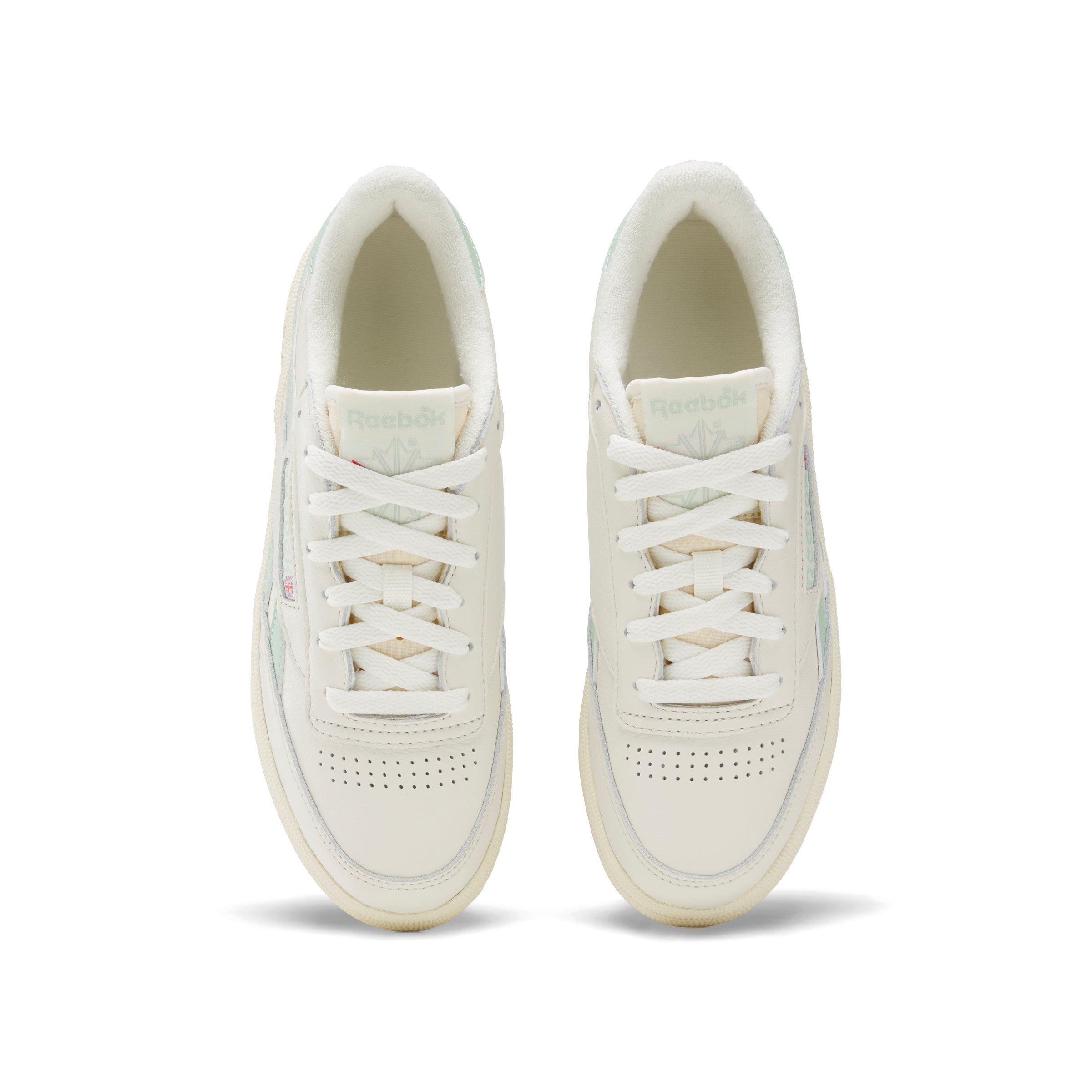 Reebok Club C Revenge Vintage "Vintage Chalk/Light Sage/Paper White" Women's Shoe - CHALK/SAGE/WHITE Thumbnail View 4