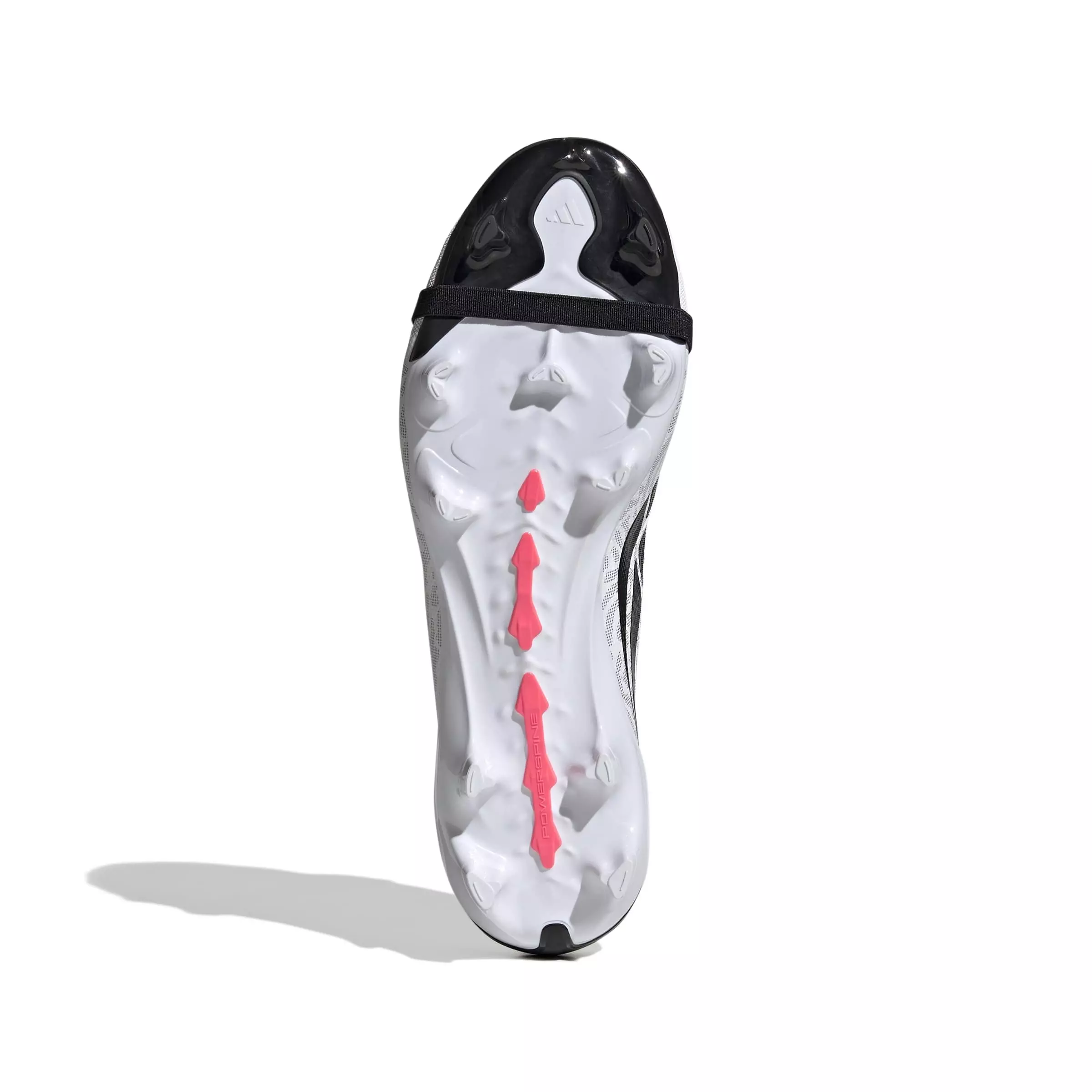 adidas Predator League Fold-Over Tongue FG "Ftwr White/Solar Turbo/Core Black" Men's Soccer Cleat - WHITE/SOLAR/BLACK