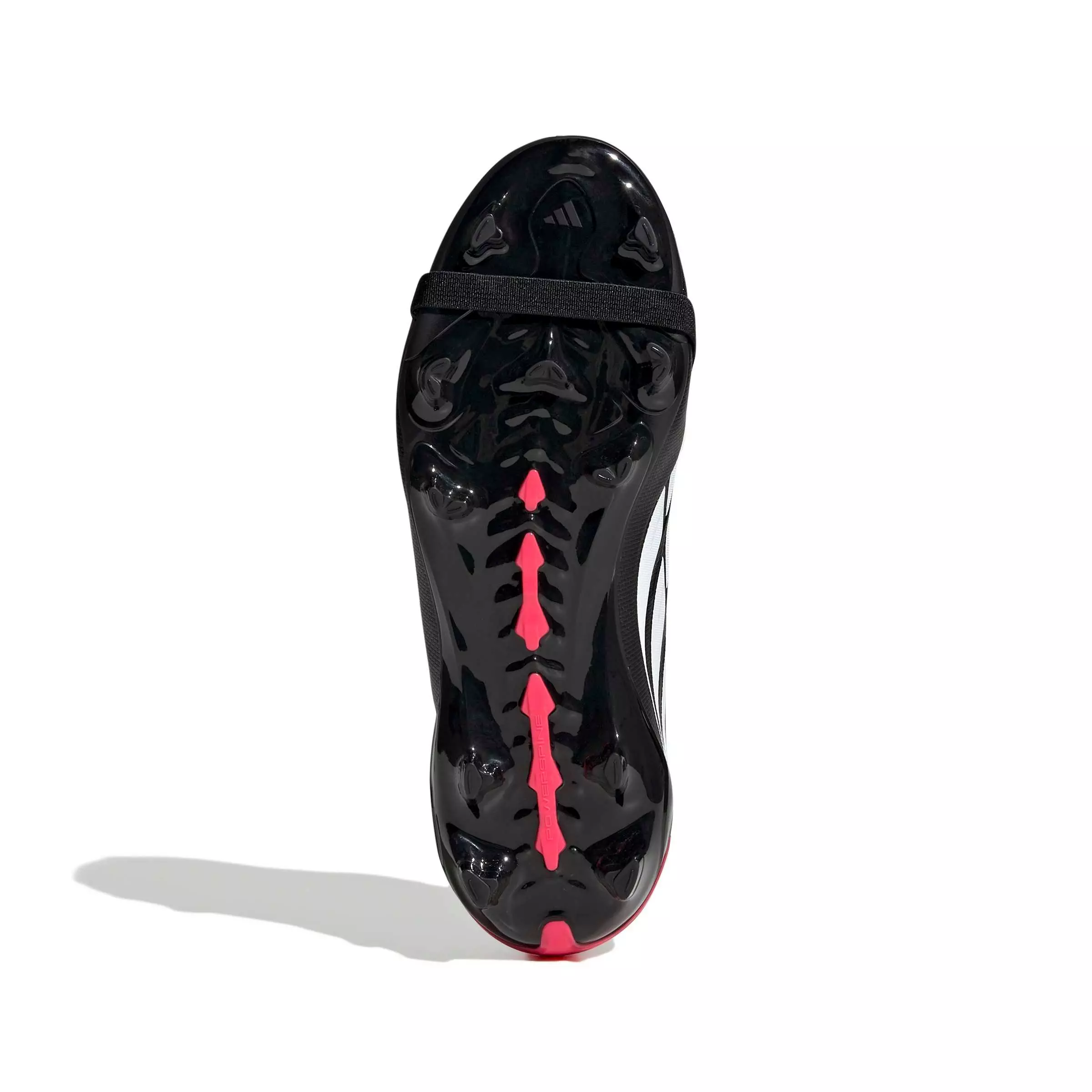 adidas Predator League Fold-Over Tongue FG "Black/White/Lucid Red" Grade School Kids' Soccer Cleat - BLACK/WHITE/RED