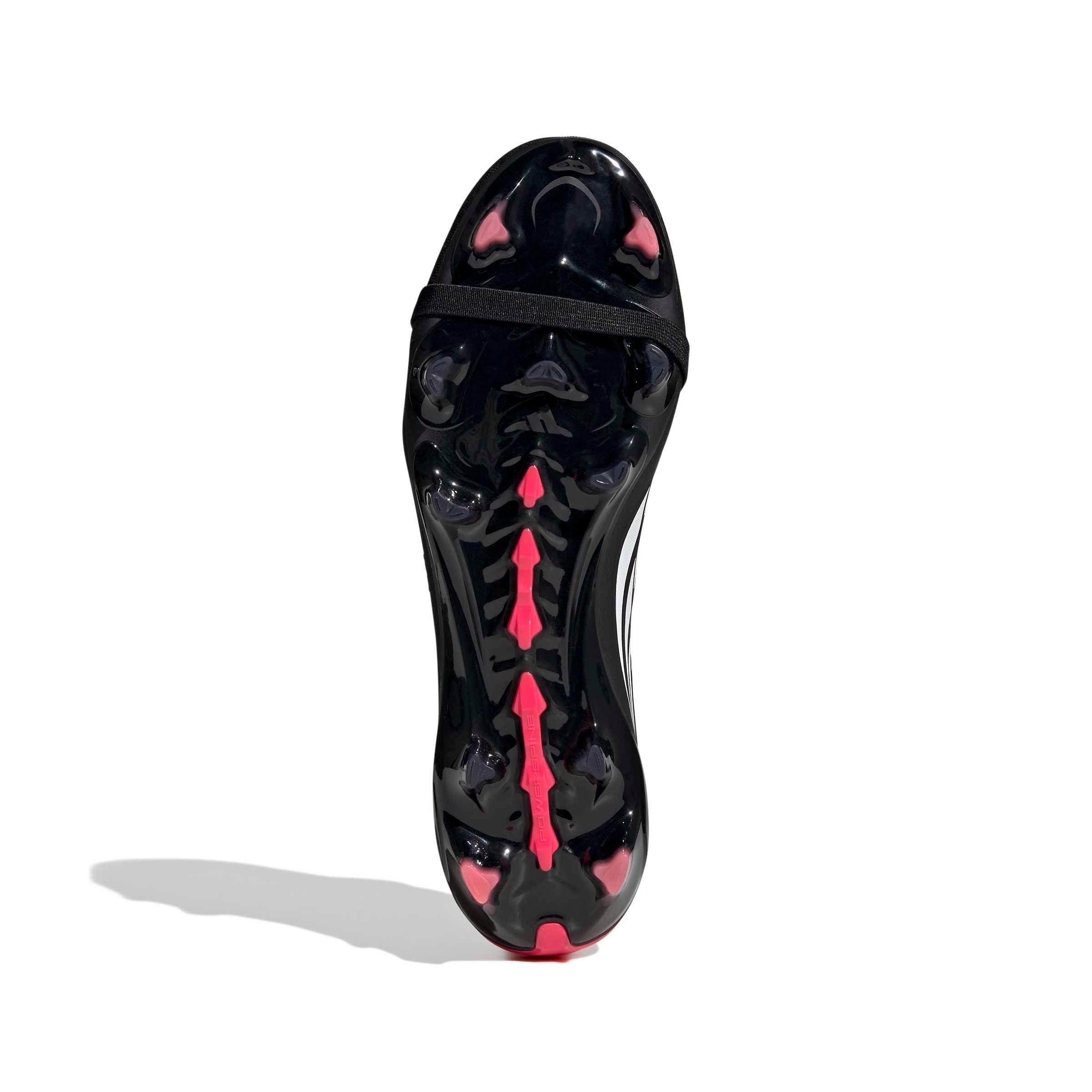 adidas Predator Pro Fold-Over Tongue FG "Core Black/Ftwr White/Lucid Red" Men's Soccer Cleat - BLACK/WHITE/RED