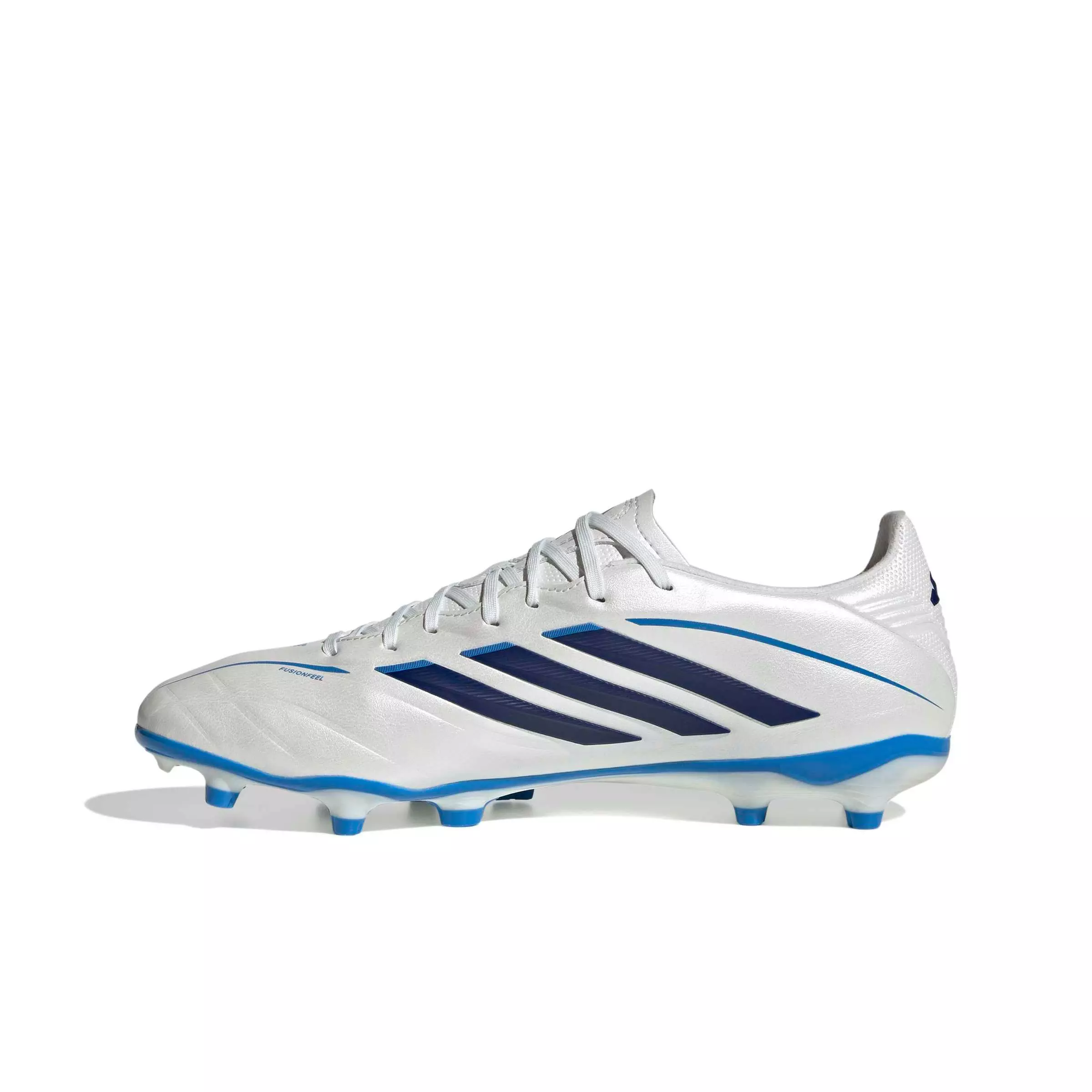 adidas Copa Pure IV League FG "Zero Metallic/Dark Blue/Lucid Ray Blue" Men's Soccer Cleat - ZERO/DK BLUE/BLUE