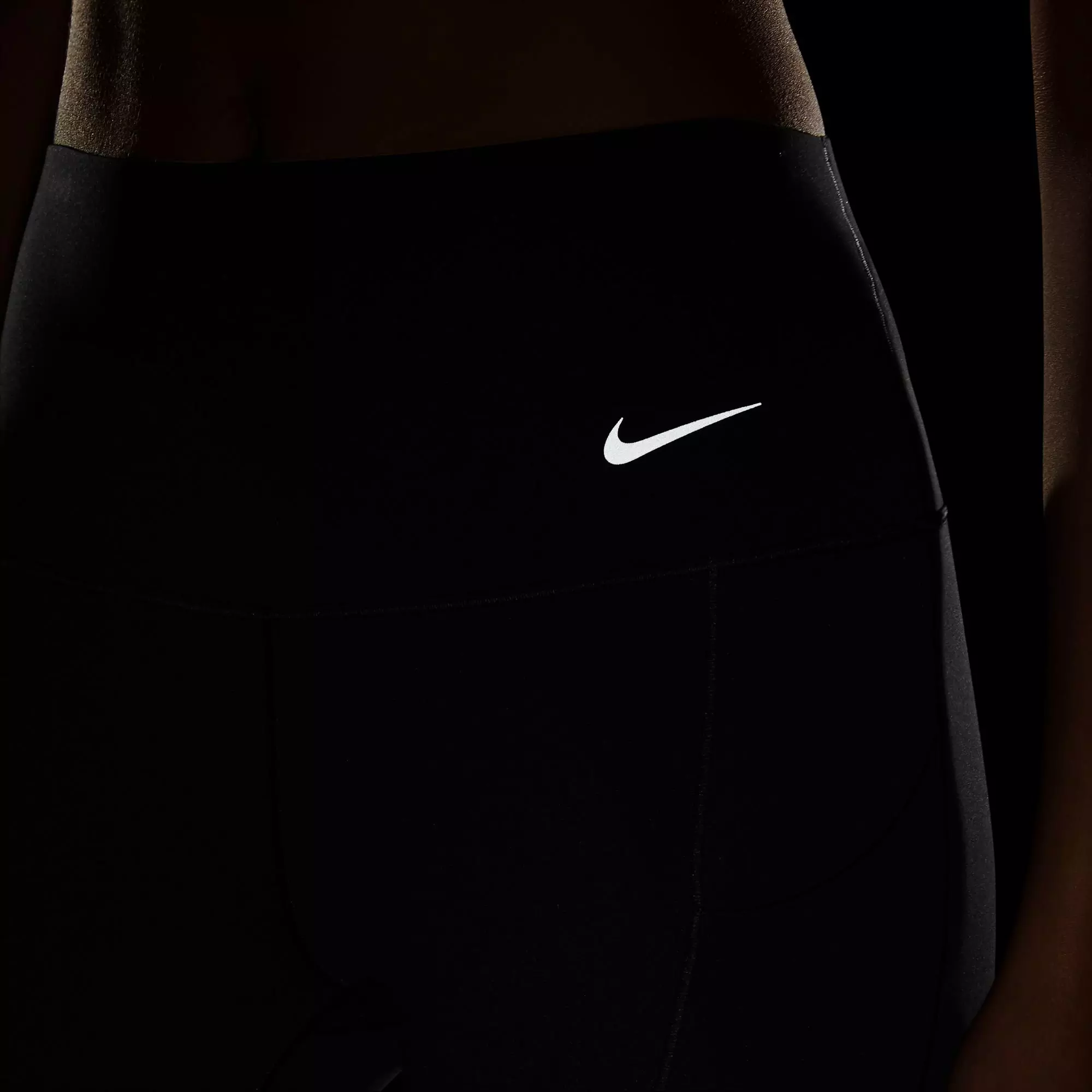 Nike Women's Dri-FIT Universa Full-Length Medium Support High-Rise Leggings with Pockets - BLACK