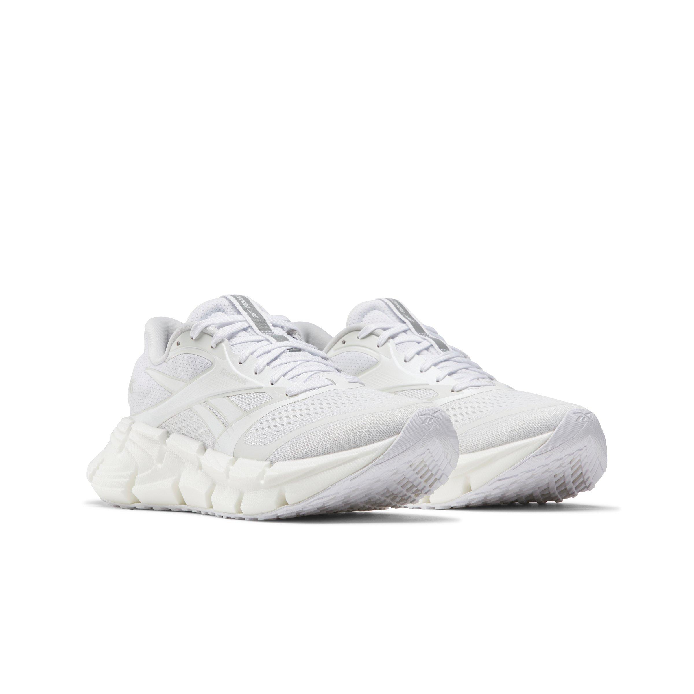 Reebok FloatZig 2 "White/Barely Grey/White" Women's Running Shoe - WHITE/GREY/WHITE Thumbnail View 2