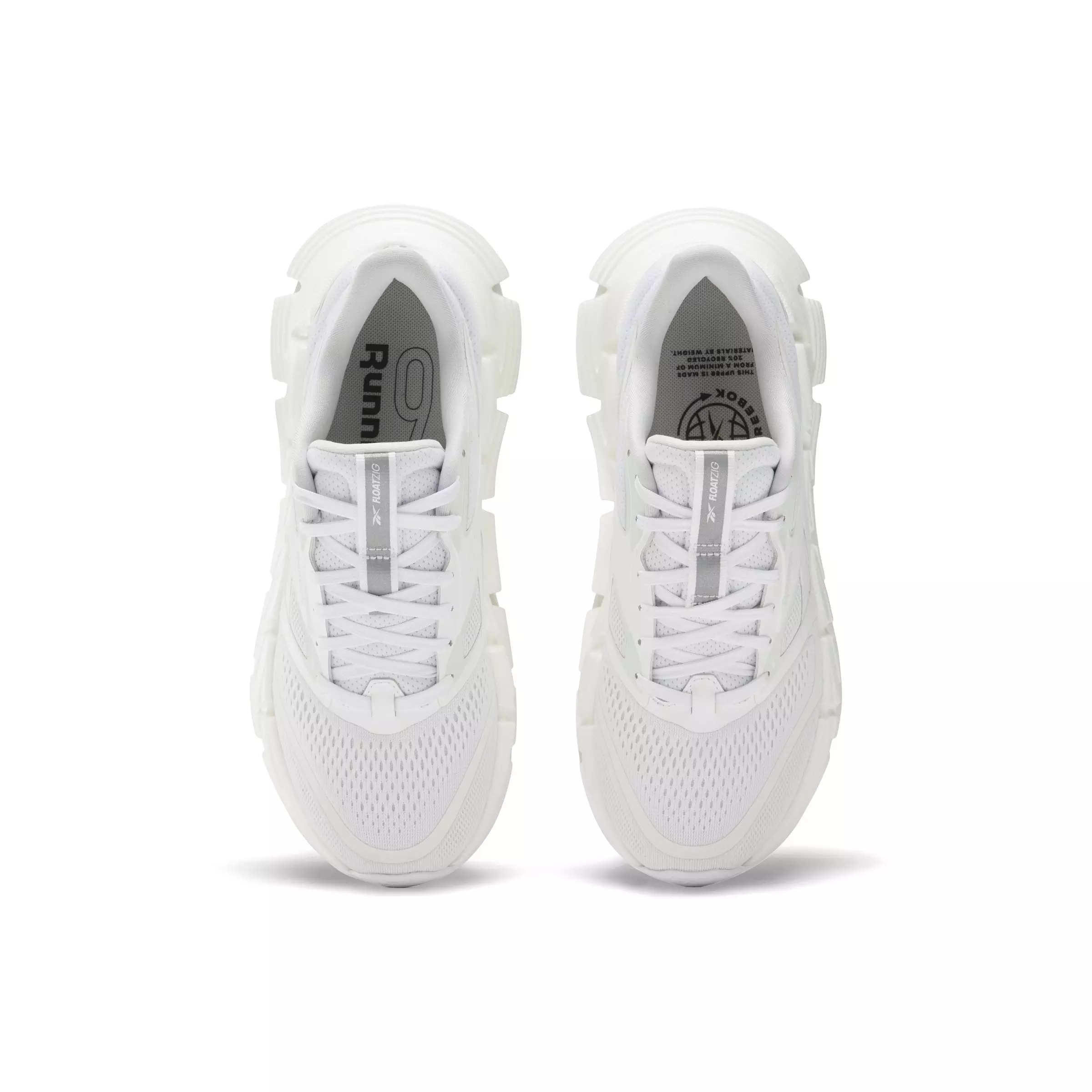 Reebok FloatZig 2 "White/Barely Grey/White" Women's Running Shoe - WHITE/GREY/WHITE