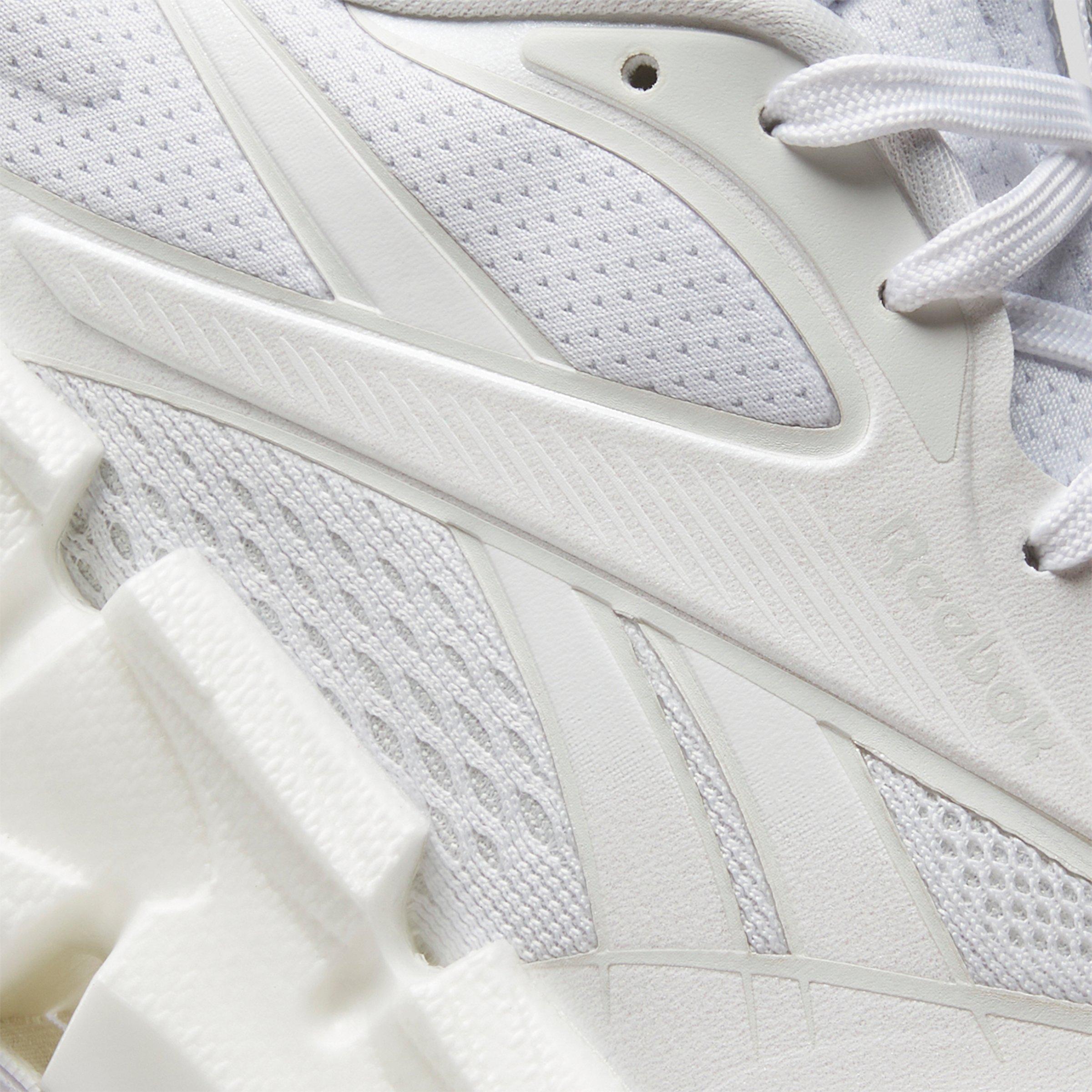 Reebok FloatZig 2 "White/Barely Grey/White" Women's Running Shoe - WHITE/GREY/WHITE Thumbnail View 6