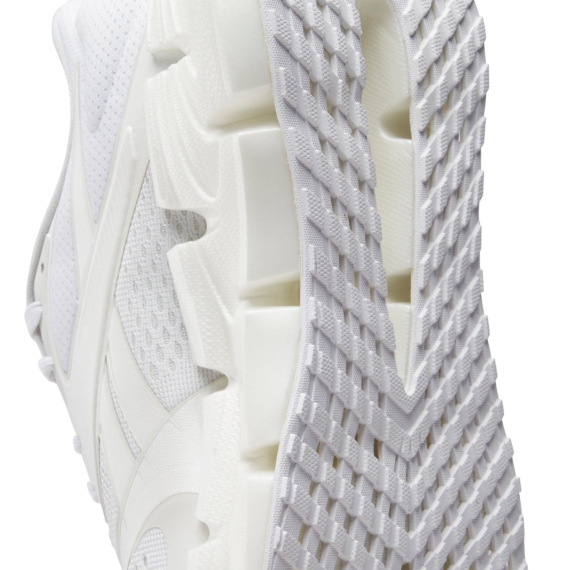 Reebok FloatZig 2 "White/Barely Grey/White" Women's Running Shoe - WHITE/GREY/WHITE Thumbnail View 7