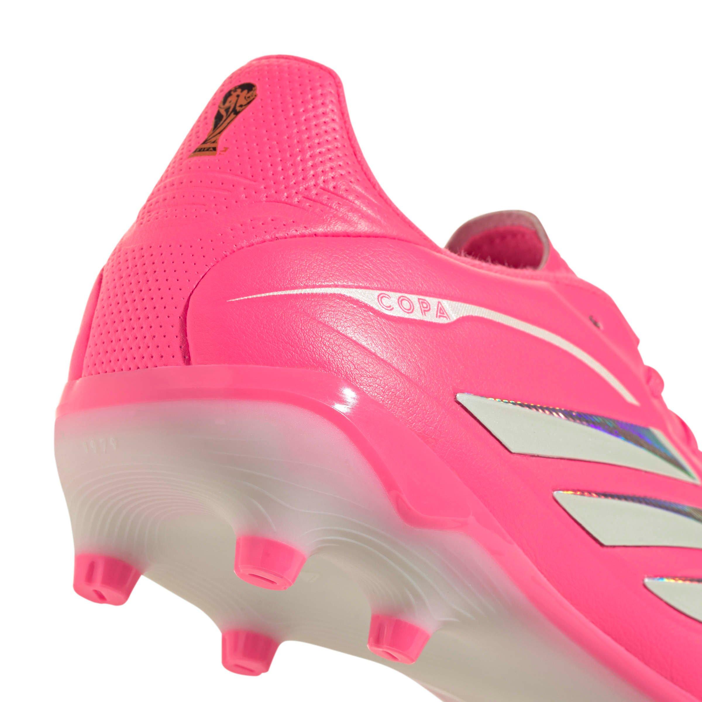 adidas Copa Pure IV League FG "Solar Turbo/Ivory/Core Black" Grade School Kids' Soccer Cleat - SOLAR/IVORY/BLACK