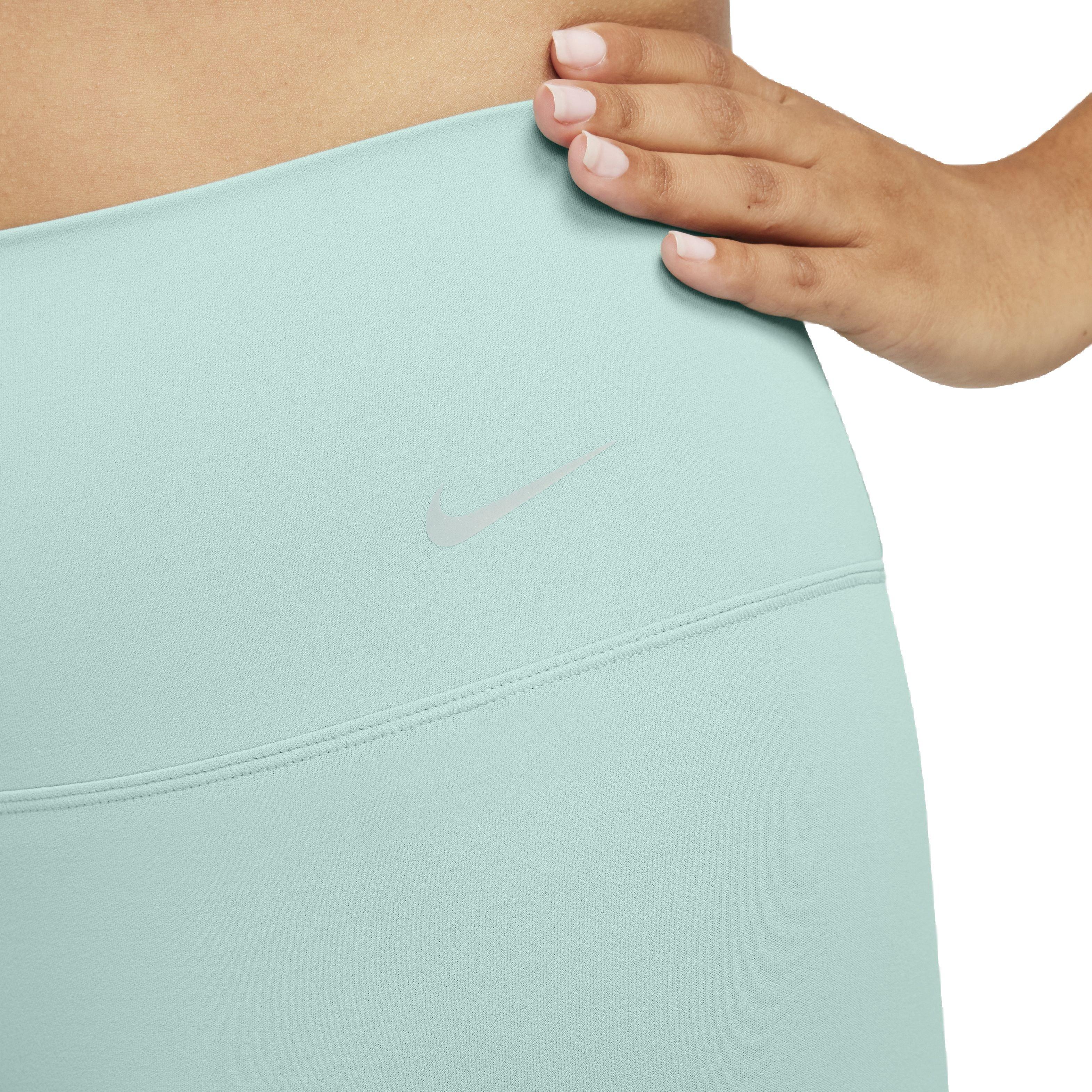 Nike Women's Dri-FIT Zenvy Gentle Support High-Rise Leggings - AQUA Thumbnail View 5