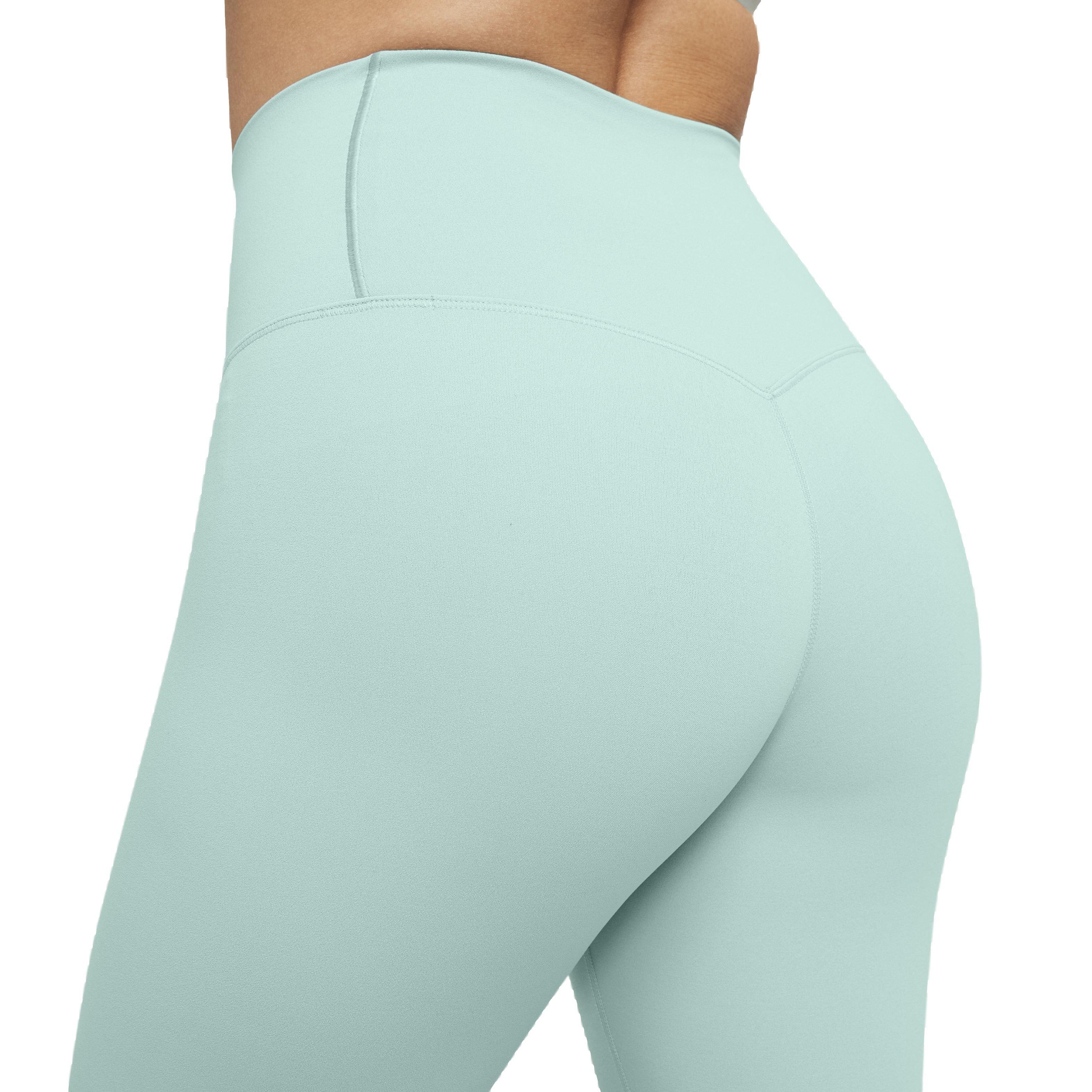 Nike Women's Dri-FIT Zenvy Gentle Support High-Rise Leggings - AQUA Thumbnail View 6