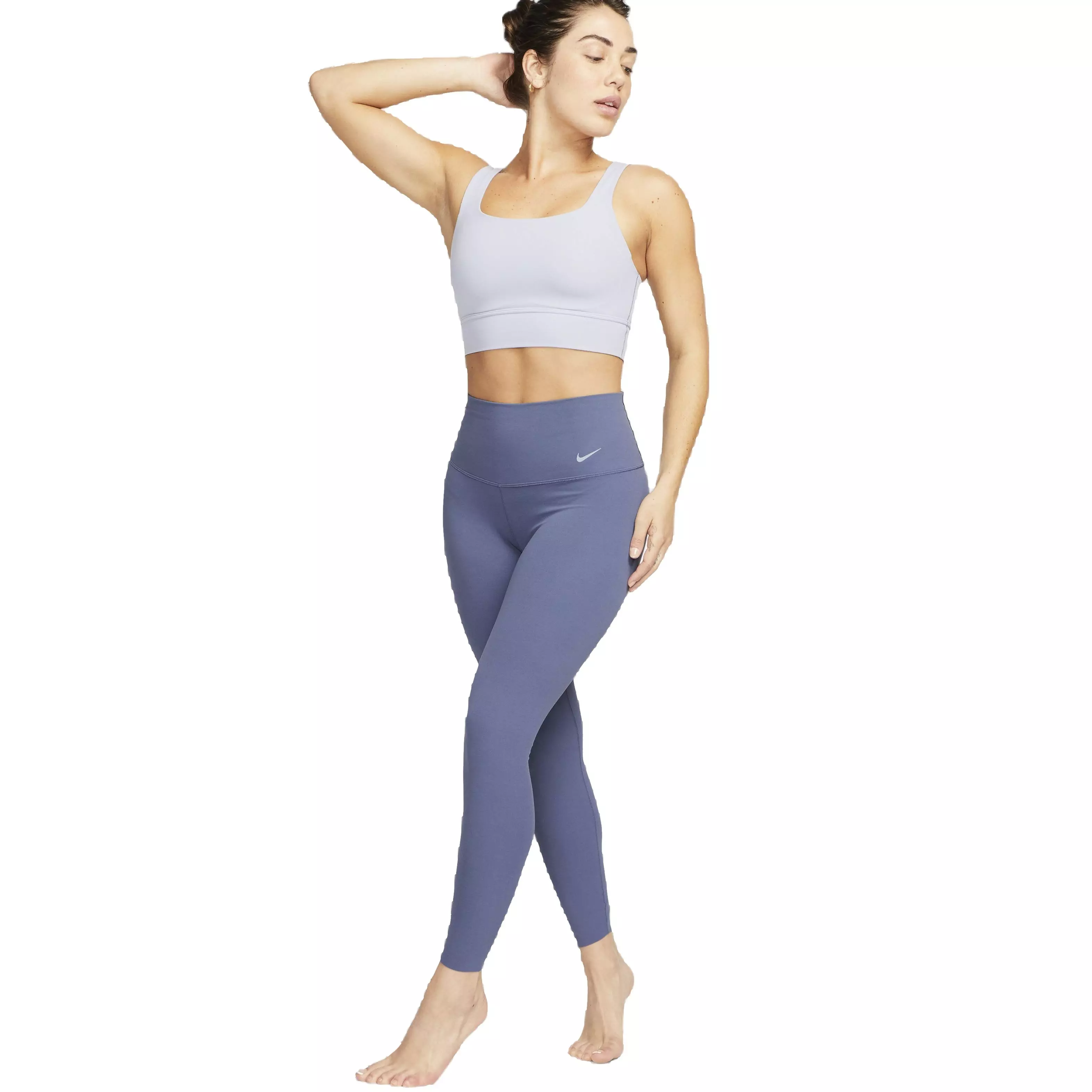 Nike Women's Dri-FIT Zenvy Gentle Support High-Rise Leggings - BLUE