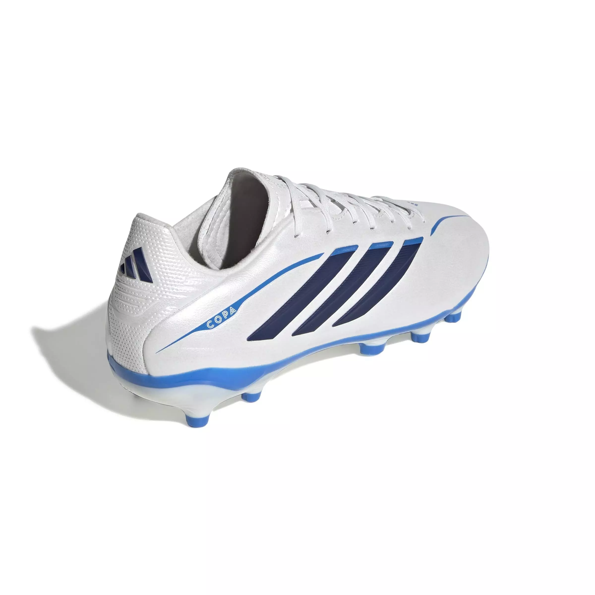 adidas Copa Pure IV League FG "Zero/Dark Blue/Lucid Ray Blue" Grade School Kids' Soccer Cleat - ZERO/DK BLUE/BLUE