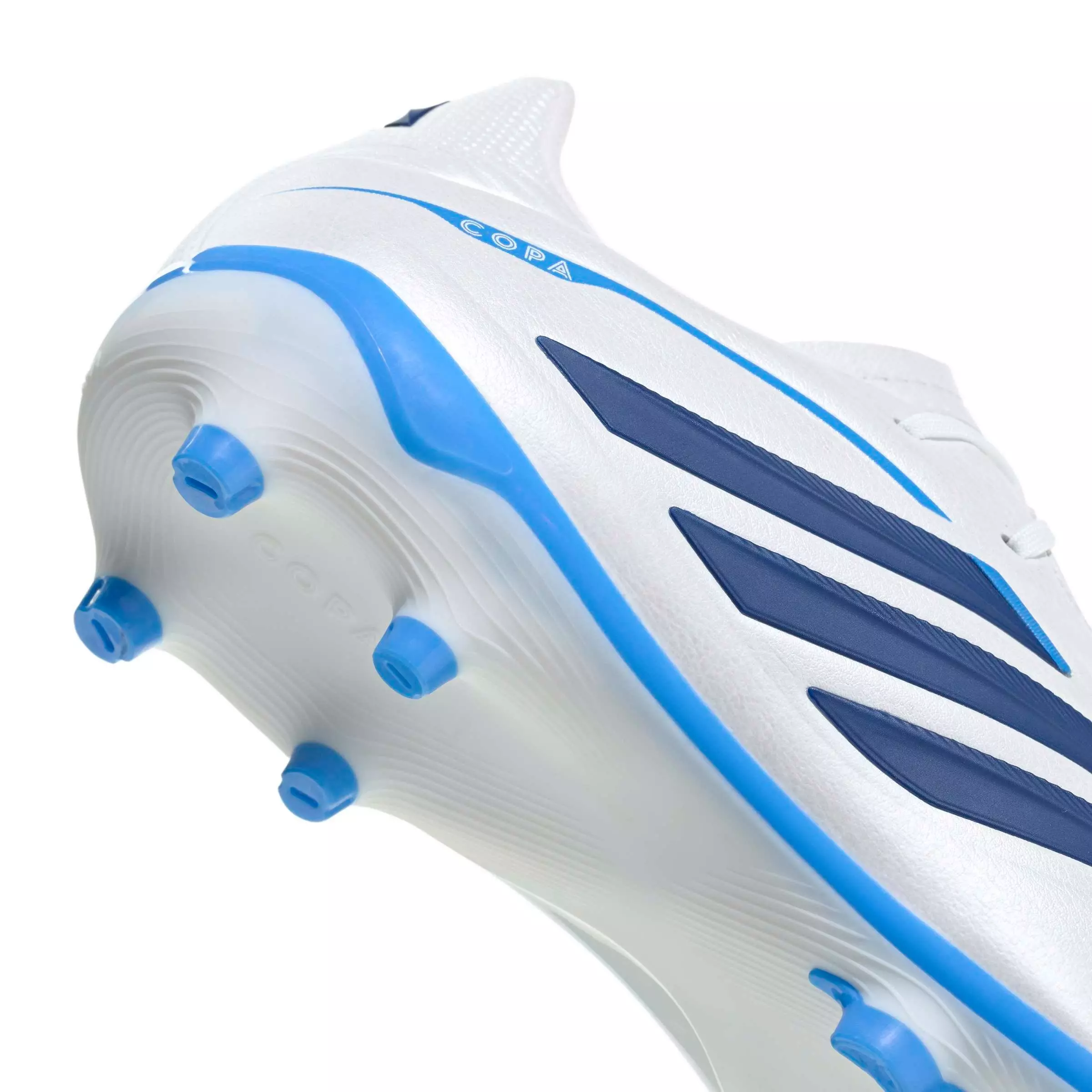 adidas Copa Pure IV League FG "Zero/Dark Blue/Lucid Ray Blue" Grade School Kids' Soccer Cleat - ZERO/DK BLUE/BLUE
