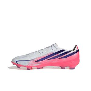 adidas F50 Hyperfast Pro FG "Ftwr White/Solar Purple/Solar Turbo" Men's Soccer Cleat - WHITE/PURPLE/SOLAR