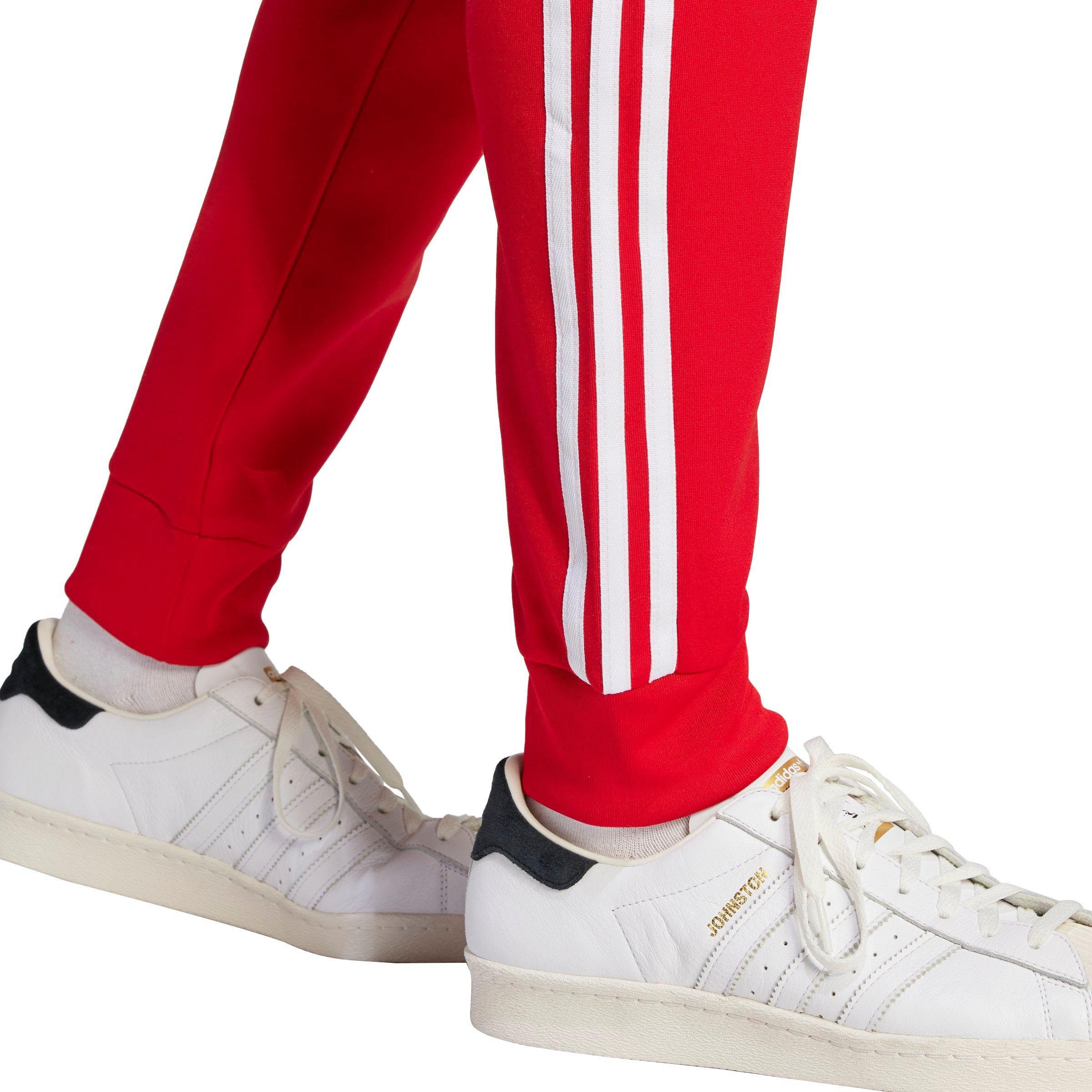 Pants and jeans adidas Originals SST Pants PB Red