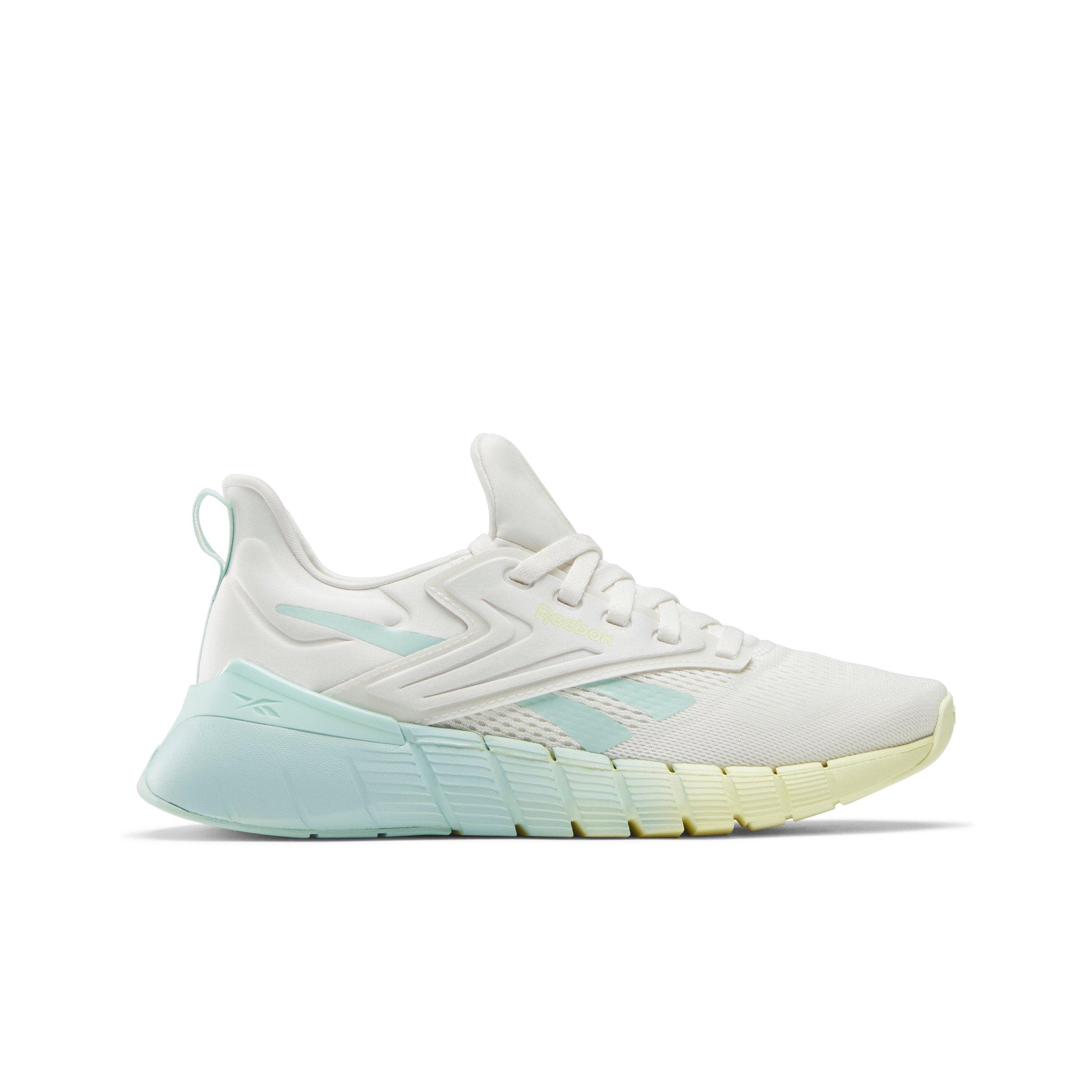 Reebok Nano Gym "Chalk/Yellow Haze/Glitch Aqua" Women's Training Shoe - CHALK/YELLOW/AQUA Thumbnail View 1