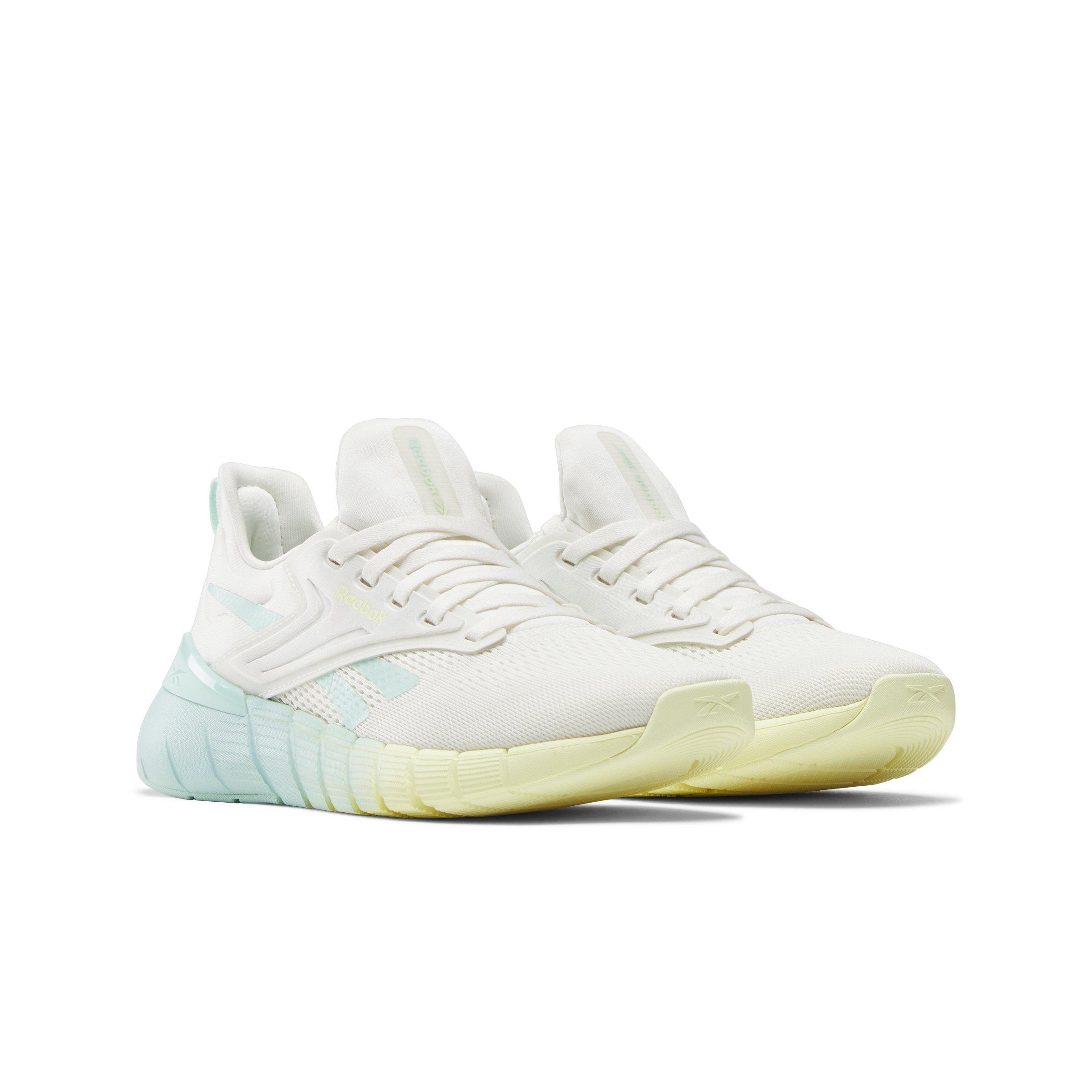 Reebok Nano Gym "Chalk/Yellow Haze/Glitch Aqua" Women's Training Shoe - CHALK/YELLOW/AQUA Thumbnail View 2
