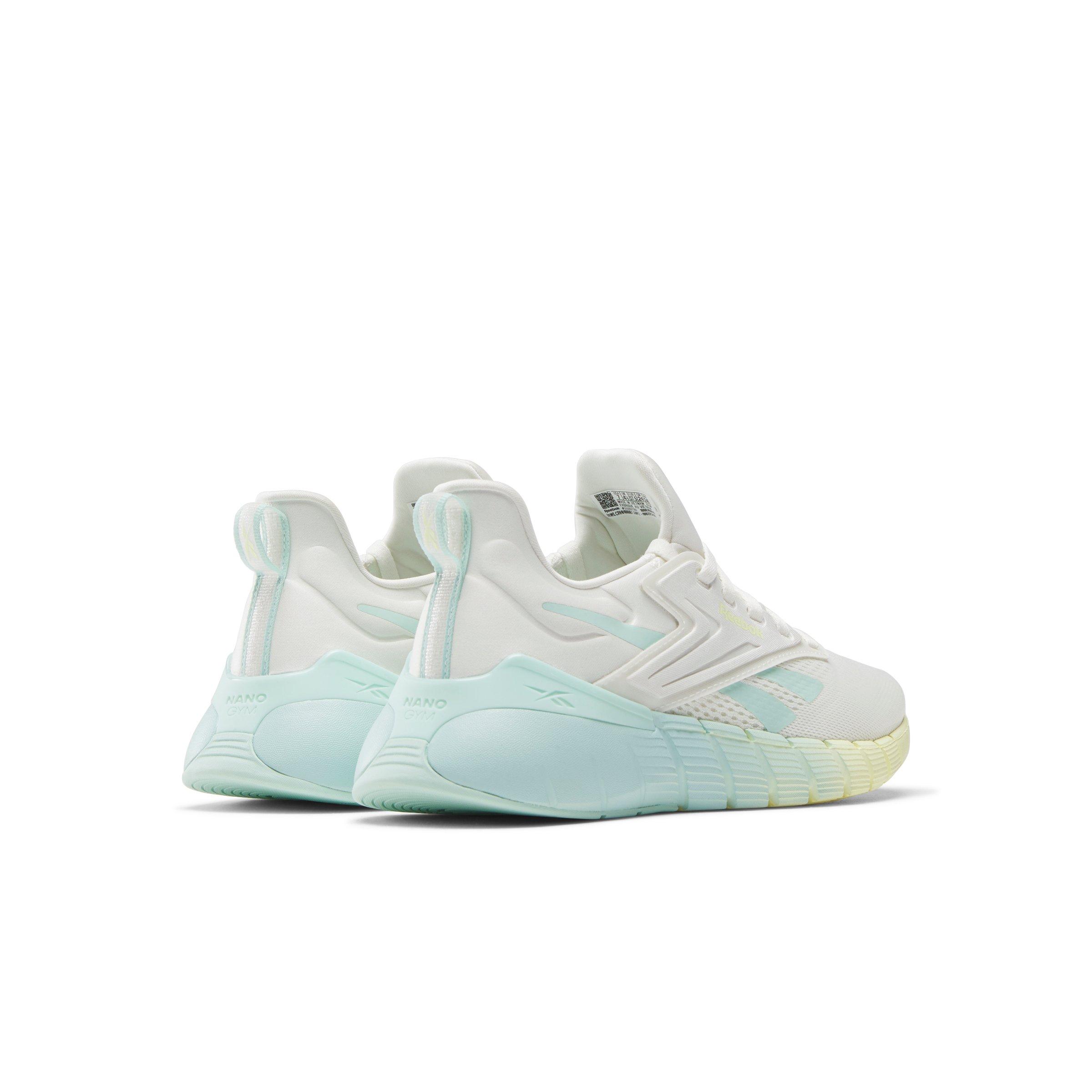 Reebok Nano Gym "Chalk/Yellow Haze/Glitch Aqua" Women's Training Shoe - CHALK/YELLOW/AQUA Thumbnail View 3