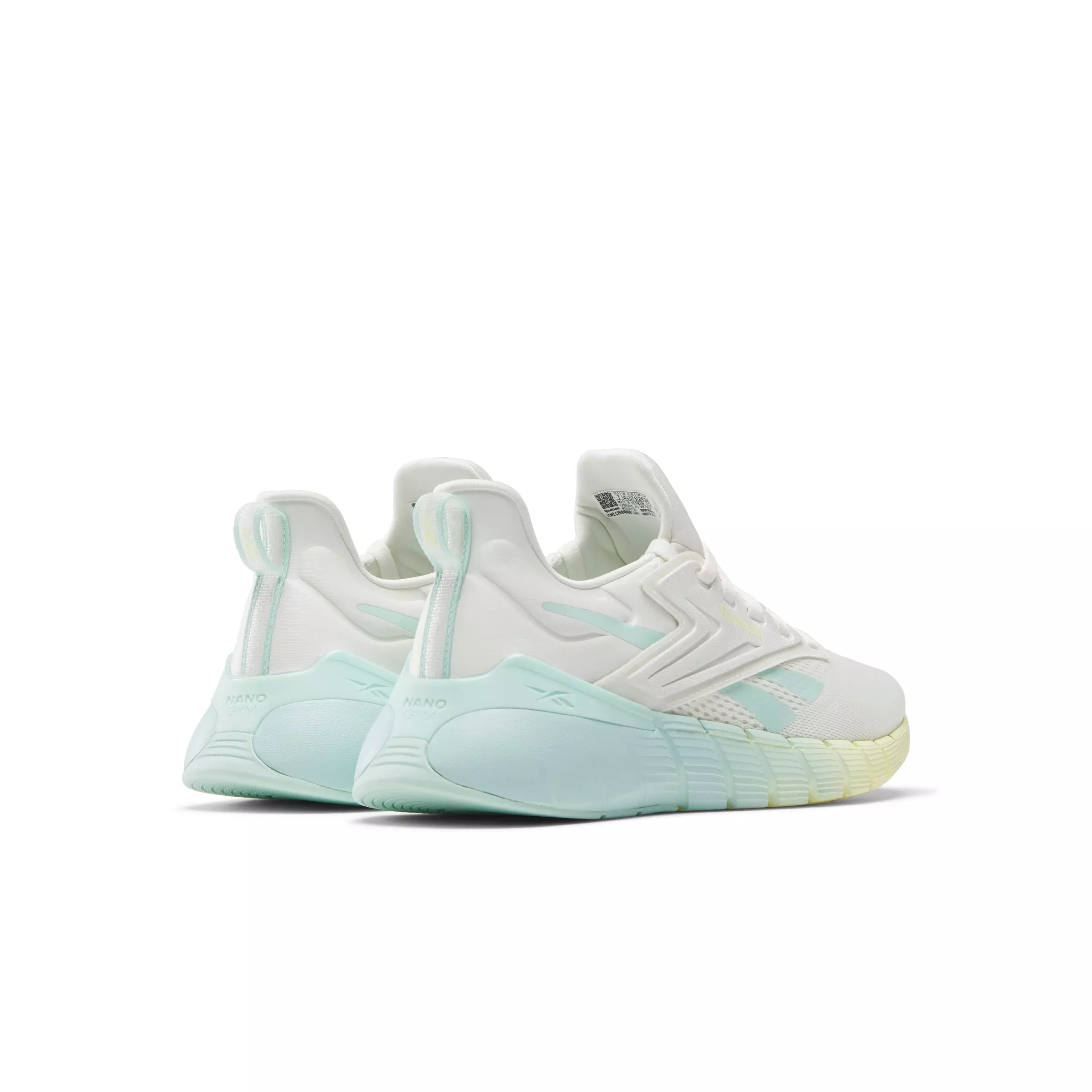 Reebok Nano Gym "Chalk/Yellow Haze/Glitch Aqua" Women's Training Shoe - CHALK/YELLOW/AQUA