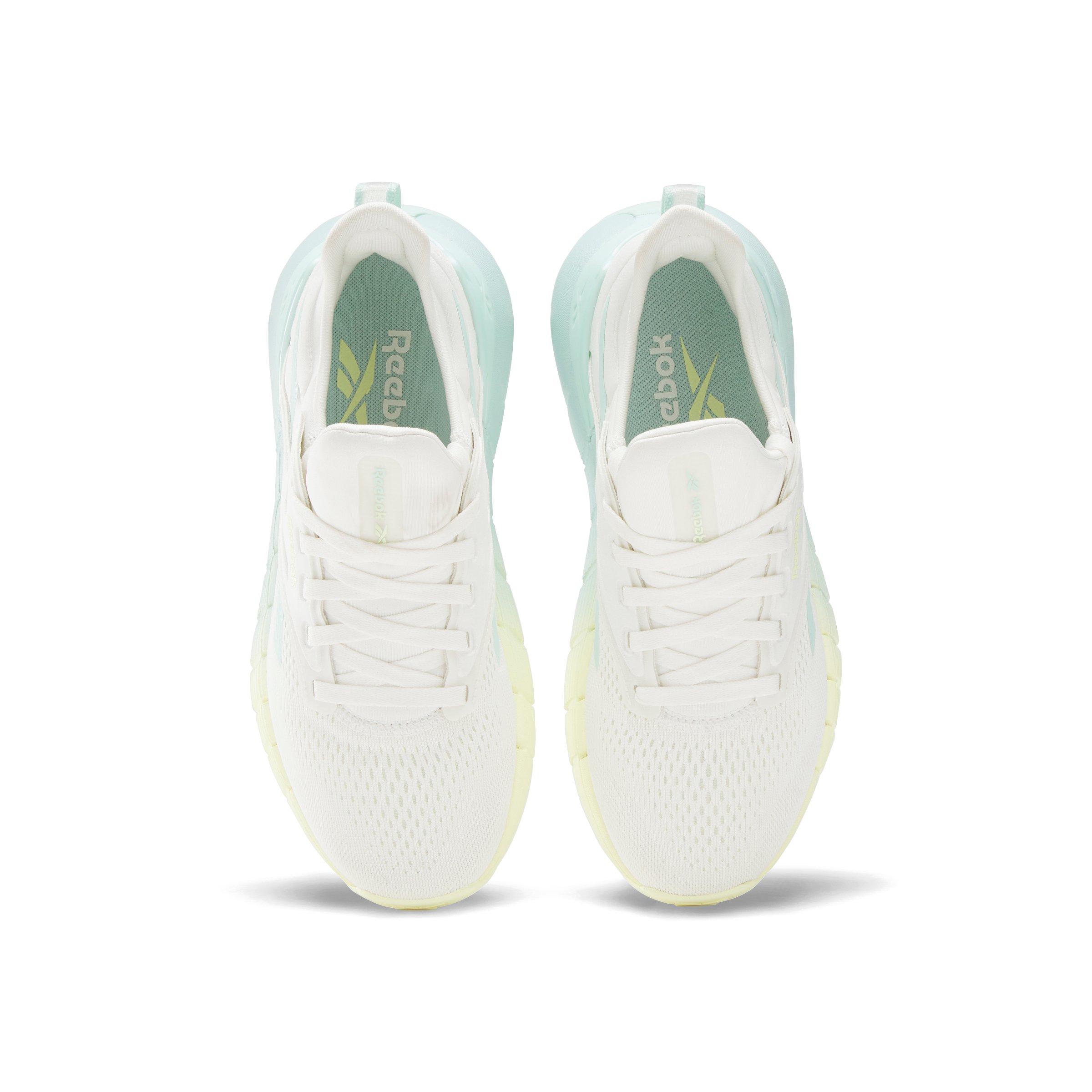 Reebok Nano Gym "Chalk/Yellow Haze/Glitch Aqua" Women's Training Shoe - CHALK/YELLOW/AQUA Thumbnail View 4