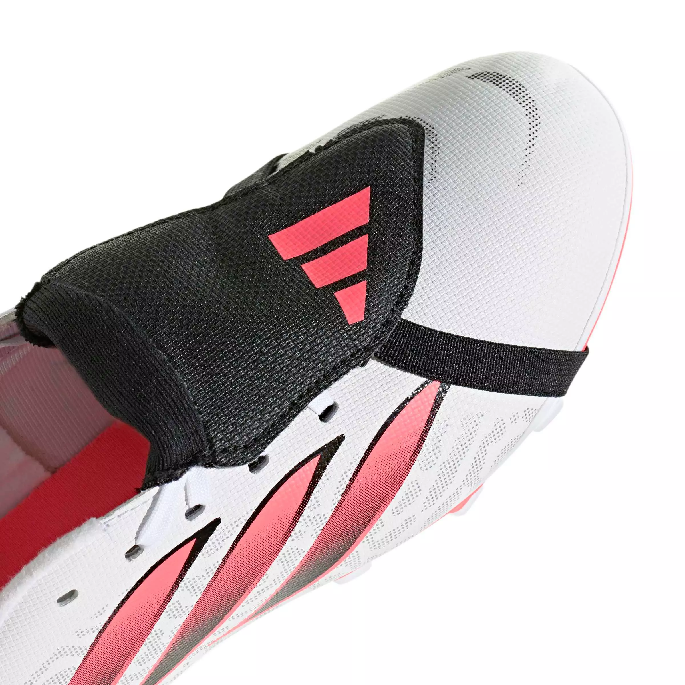 adidas Predator Club FO Tongue MG "White/Solar Turbo/Core Black" Grade School Kids' Soccer Cleat - WHITE/SOLAR/BLACK