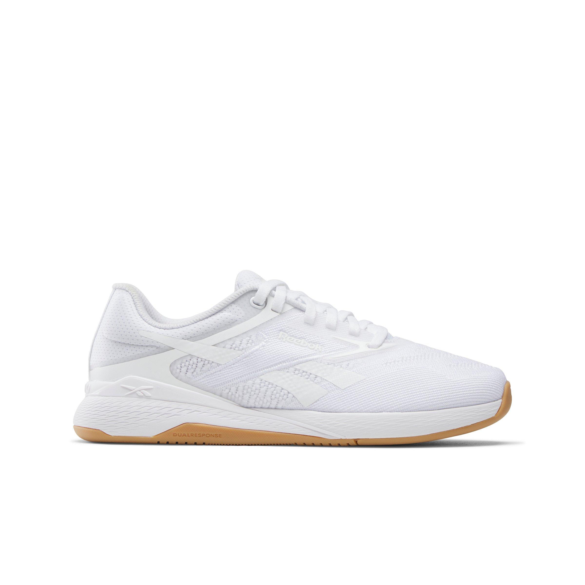 Reebok Nano X5 Training "Ftw White/Barely Grey/Reebok Gum" Women's Training Shoe - WHITE/GREY/GUM Thumbnail View 1