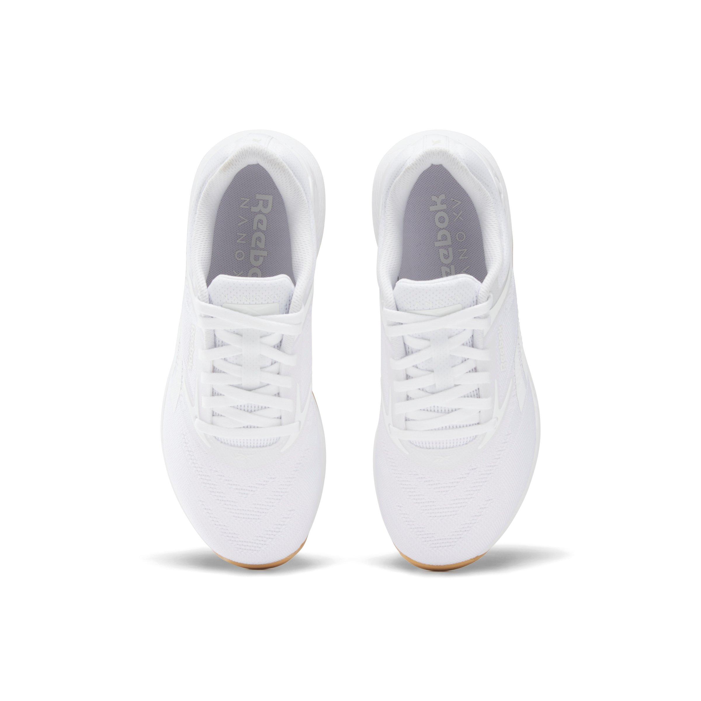 Reebok Nano X5 Training "Ftw White/Barely Grey/Reebok Gum" Women's Training Shoe - WHITE/GREY/GUM Thumbnail View 4