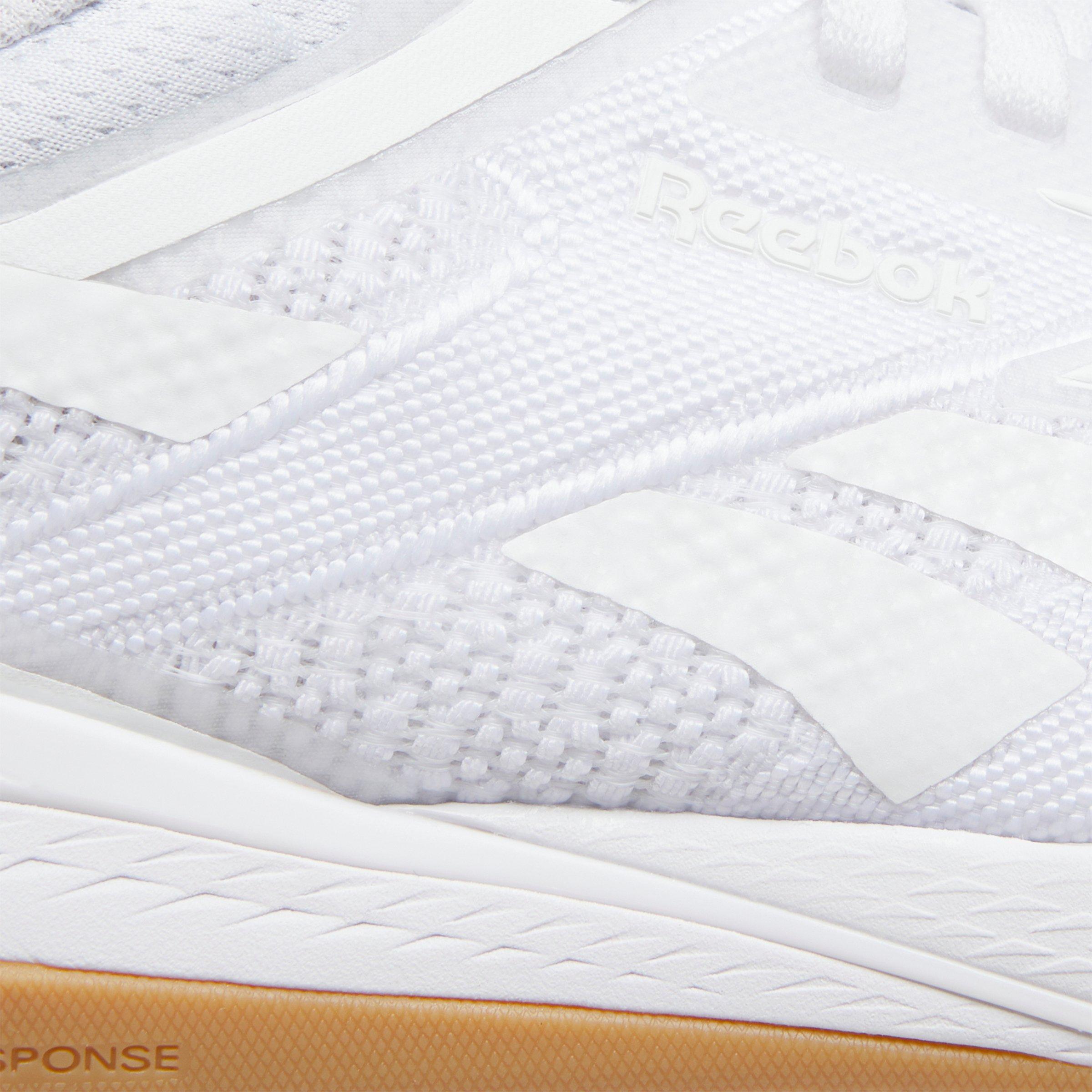 Reebok Nano X5 Training "Ftw White/Barely Grey/Reebok Gum" Women's Training Shoe - WHITE/GREY/GUM Thumbnail View 8
