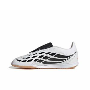 adidas Predator Club FO Tongue Sala IC "White/Solar Turbo/Black" Grade School Kids' Soccer Shoe - WHITE/SOLAR/BLACK