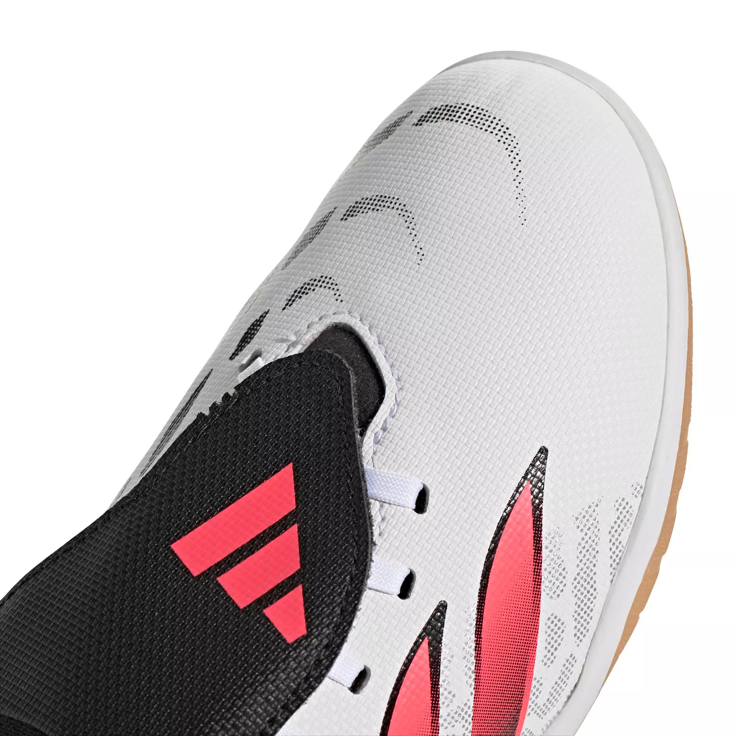 adidas Predator Club FO Tongue Sala IC "White/Solar Turbo/Black" Grade School Kids' Soccer Shoe - WHITE/SOLAR/BLACK