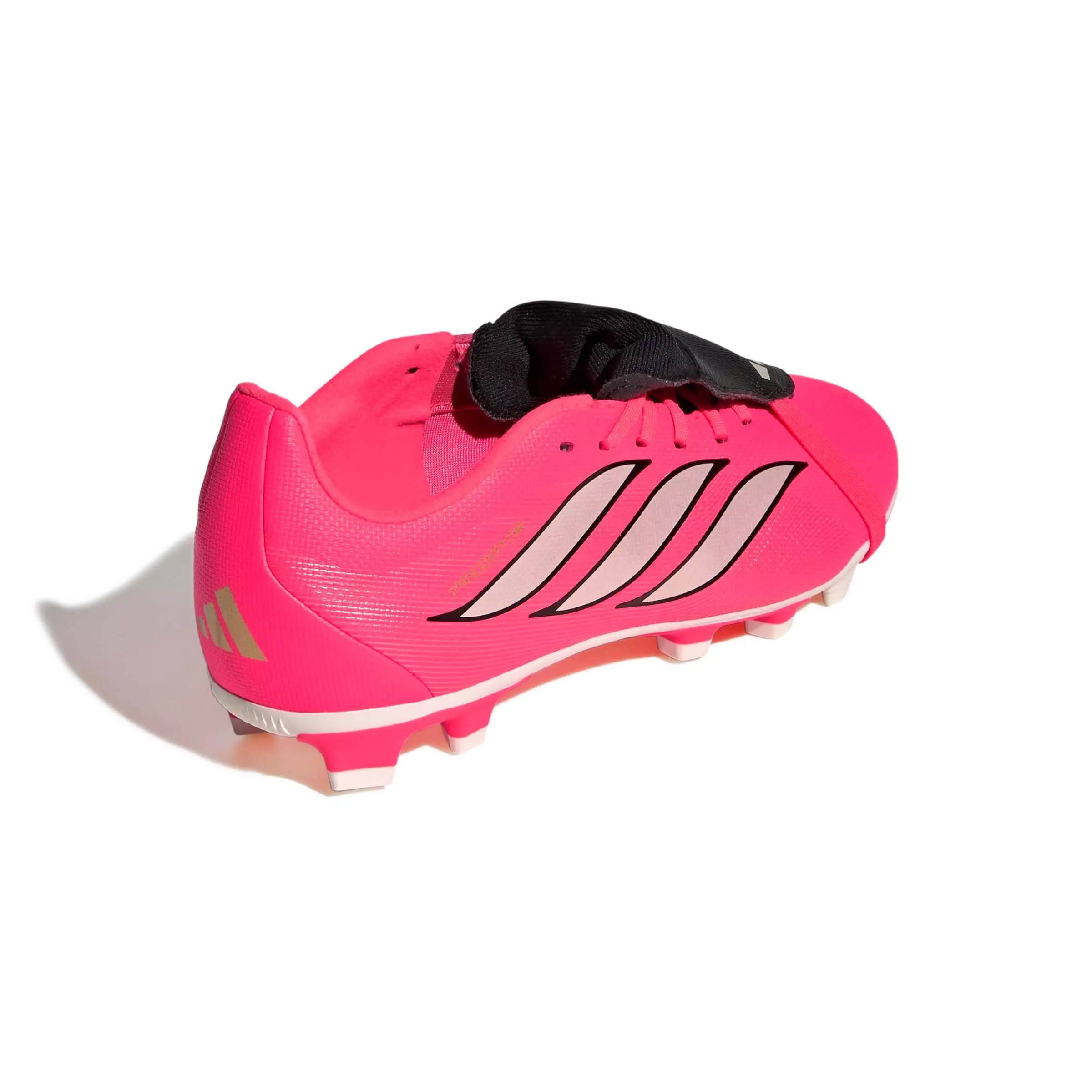 adidas Predator Club FO Tongue MG "Solar Turbo/Thermal Chrome/Black" Grade School Kids' Soccer Cleat - SOLAR/CHROME/BLACK