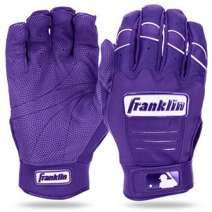 Franklin Sports Youth CFX Pro Hi-Lite Batting Gloves - Purple